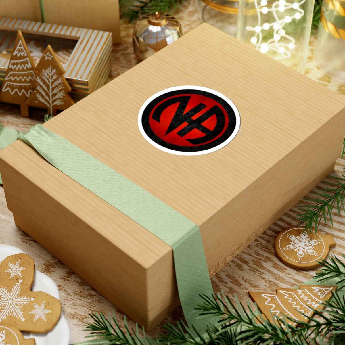 Red Narcotics Anonymous Symbol Sticker – Bold Recovery Support ArtKiss-Cut Stickers
