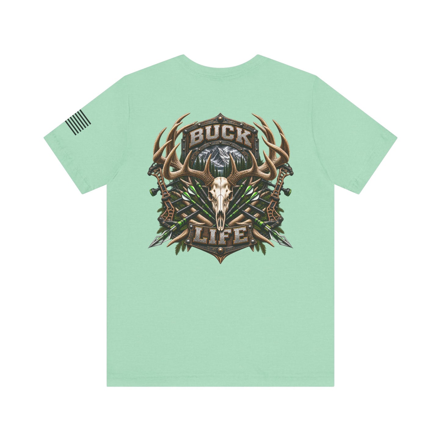 Buck Life Deer Hunting T-Shirt – WRAEVN OUTDOORS Whitetail Hunter Tee