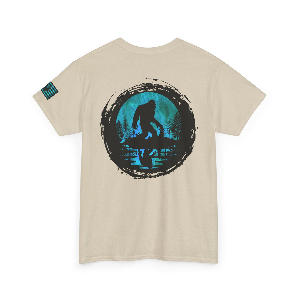 Bigfoot Adventure Unisex Heavy Cotton Tee – Perfect for Outdoorsy Souls, Nature Lovers, Hiking, Camping, Gifts