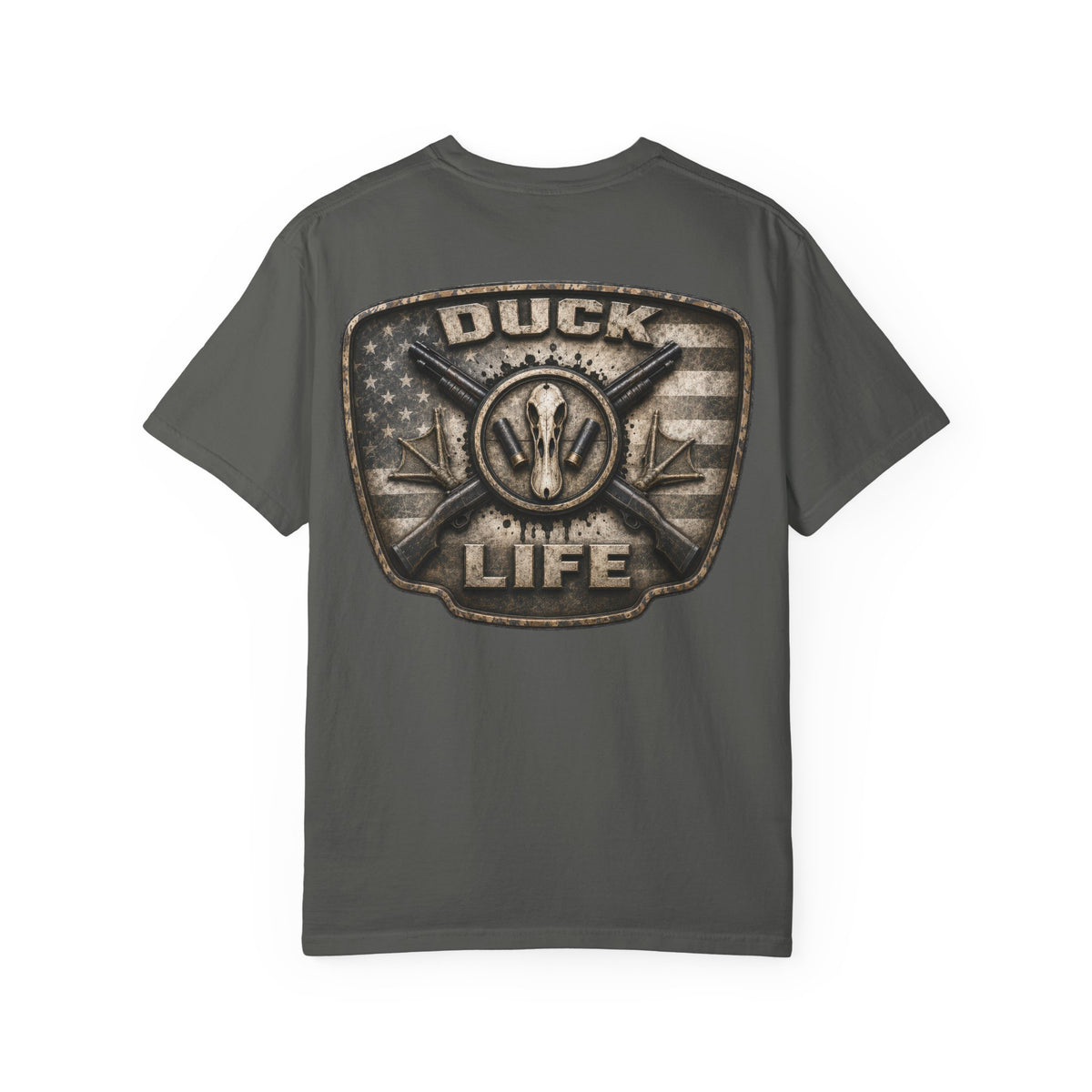 Duck Life Graphic T-Shirt — Vintage Buckle Back, Outdoor Hunting Tee