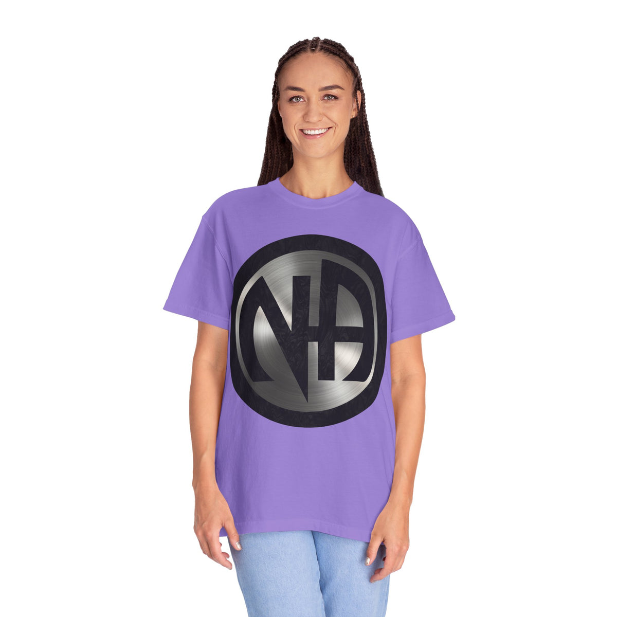 Narcotics Anonymous NA Logo – Metal & Black Recovery Symbol Art T-Shirt, Recovery T-Shirt