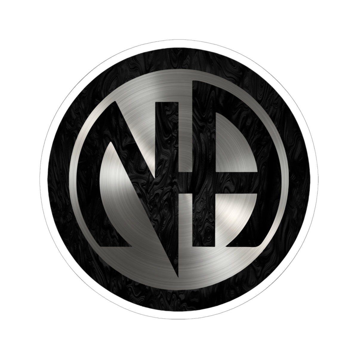 Metal Narcotics Anonymous Symbol Sticker – Bold Recovery Support ArtKiss-Cut Stickers