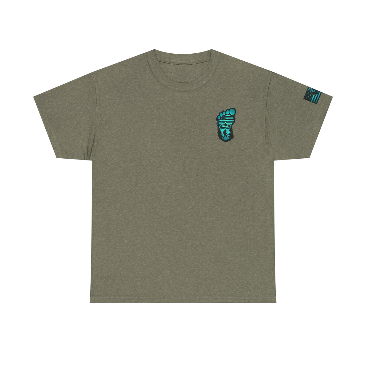 Bigfoot Adventure Unisex Heavy Cotton Tee – Perfect for Outdoorsy Souls, Nature Lovers, Hiking, Camping, Gifts