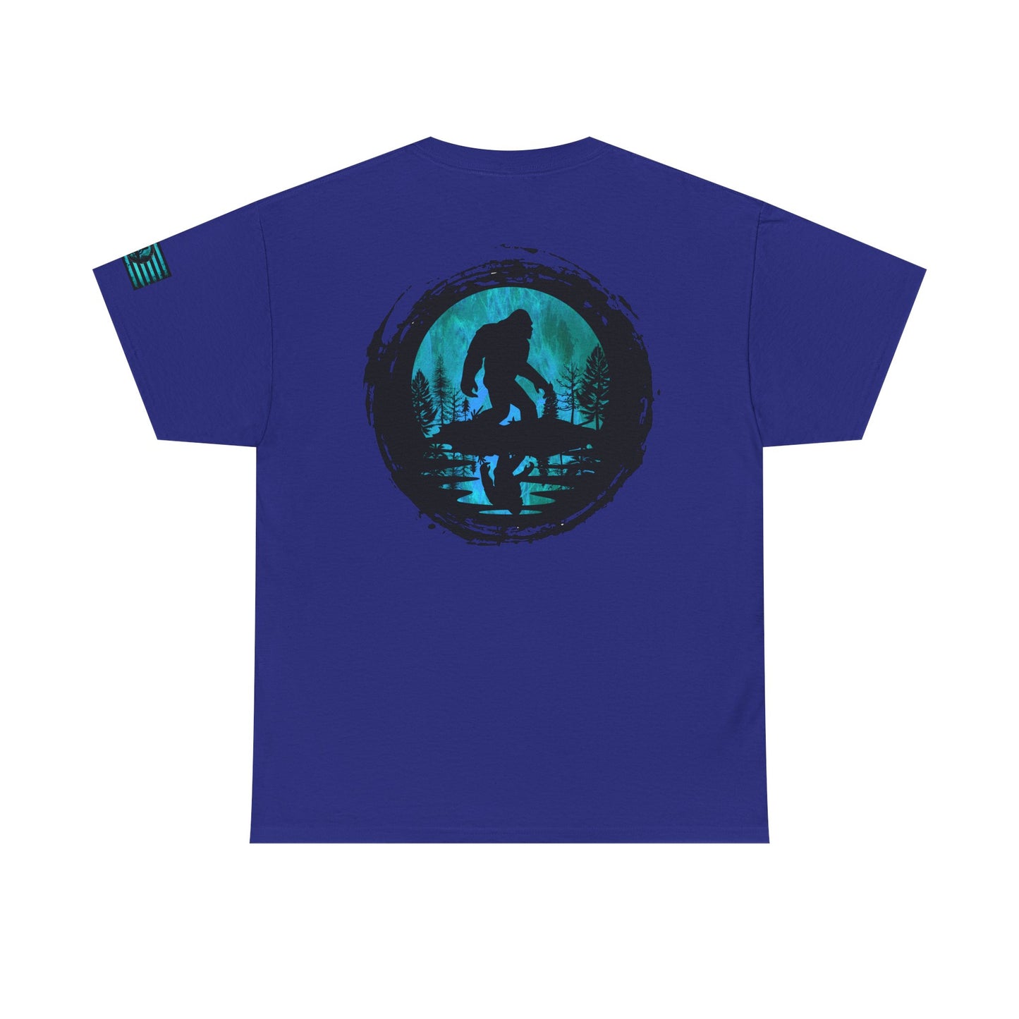 Bigfoot Adventure Unisex Heavy Cotton Tee – Perfect for Outdoorsy Souls, Nature Lovers, Hiking, Camping, Gifts