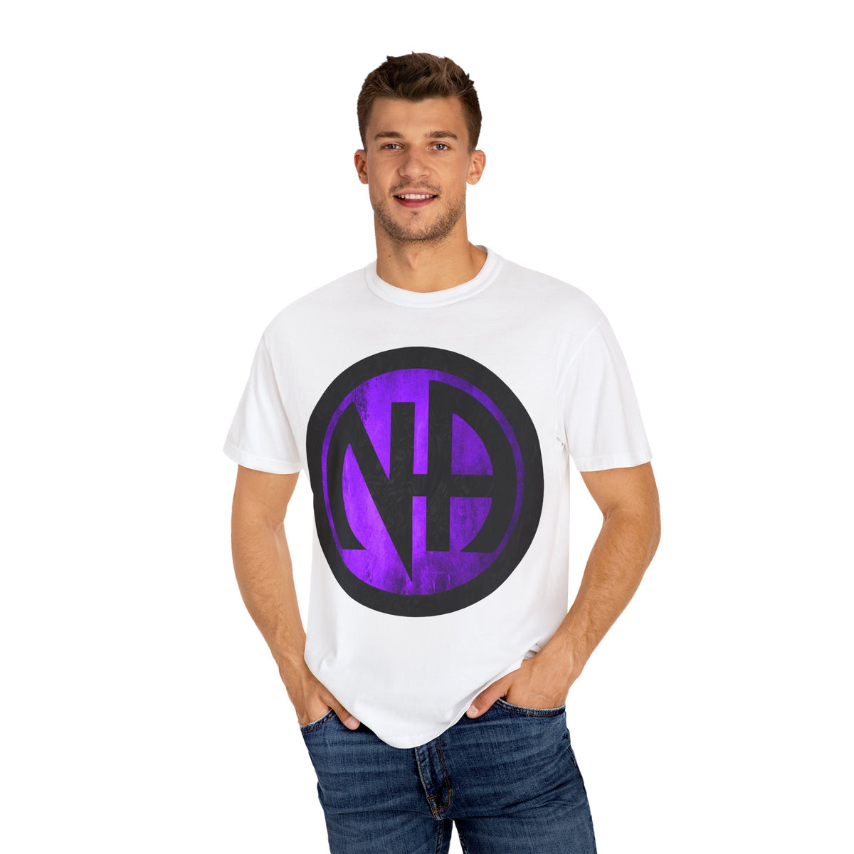 Narcotics Anonymous NA Logo – Purple & Black Recovery Symbol Art T-Shirt, Recovery T-Shirt