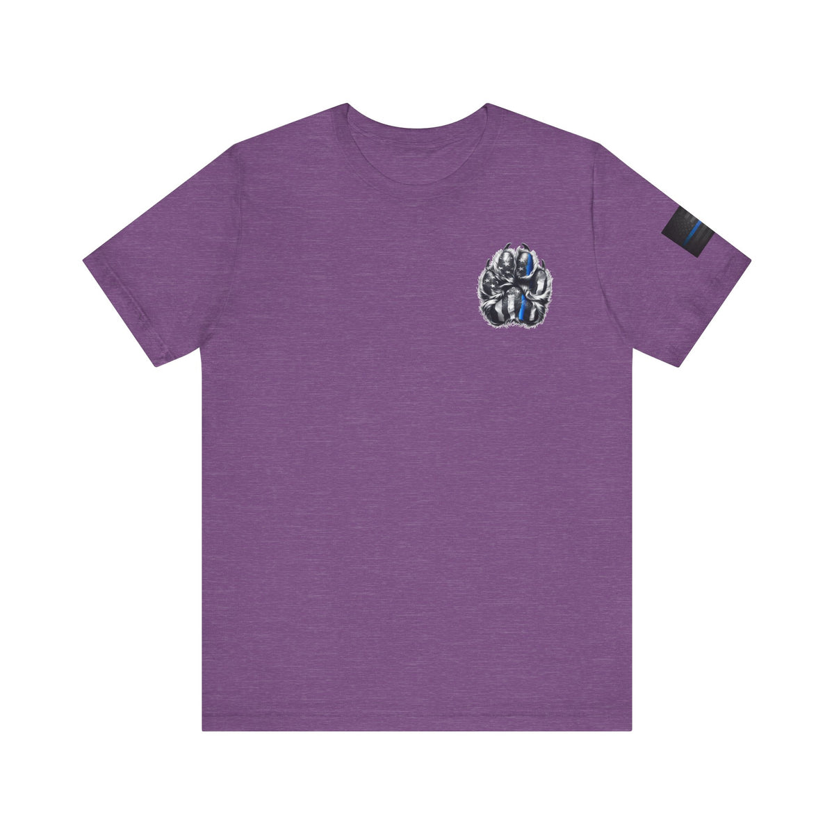 Thin Blue Line K9 Paw Shirt – Thin Blue Line American Patriotic Tee for Law Enforcement Support