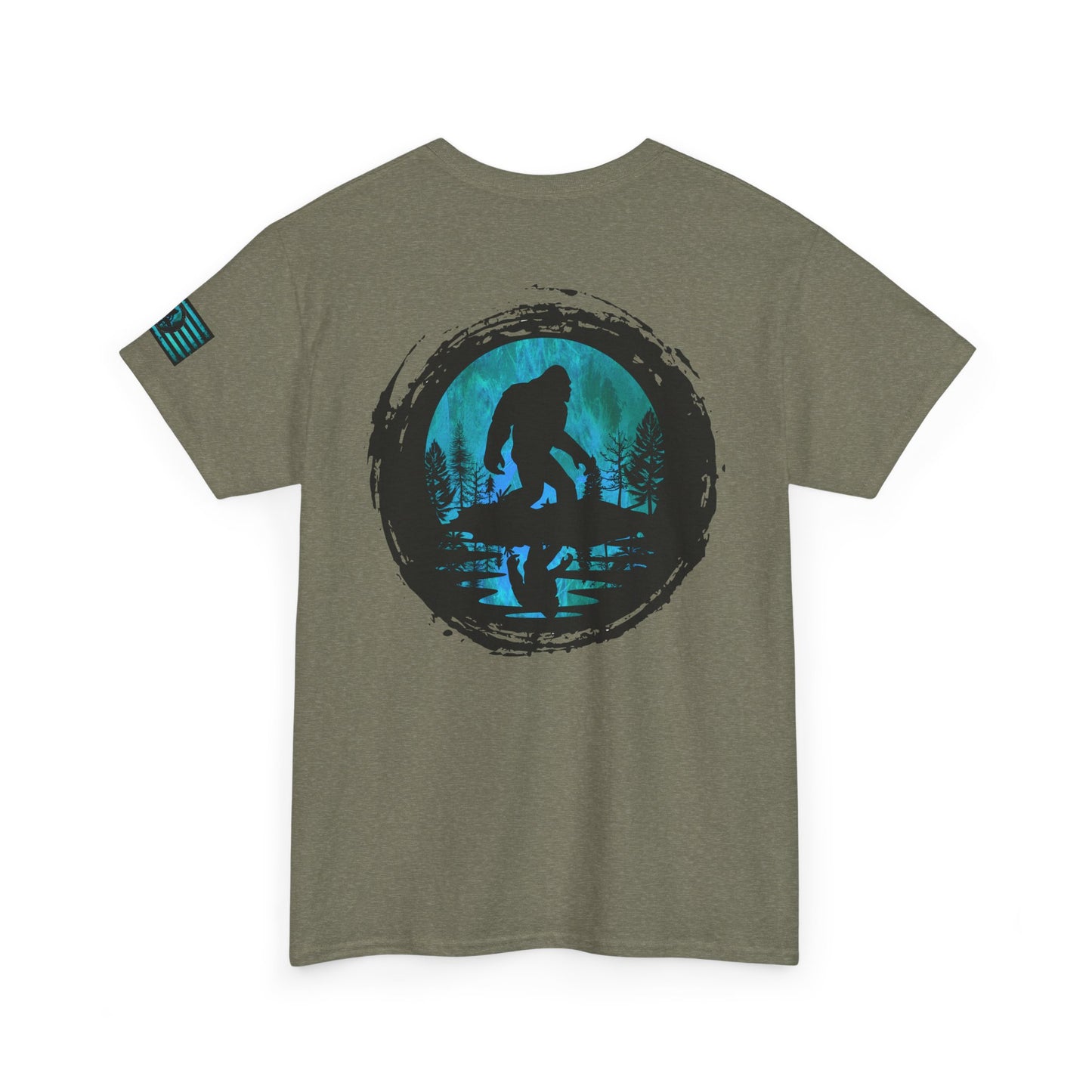 Bigfoot Adventure Unisex Heavy Cotton Tee – Perfect for Outdoorsy Souls, Nature Lovers, Hiking, Camping, Gifts