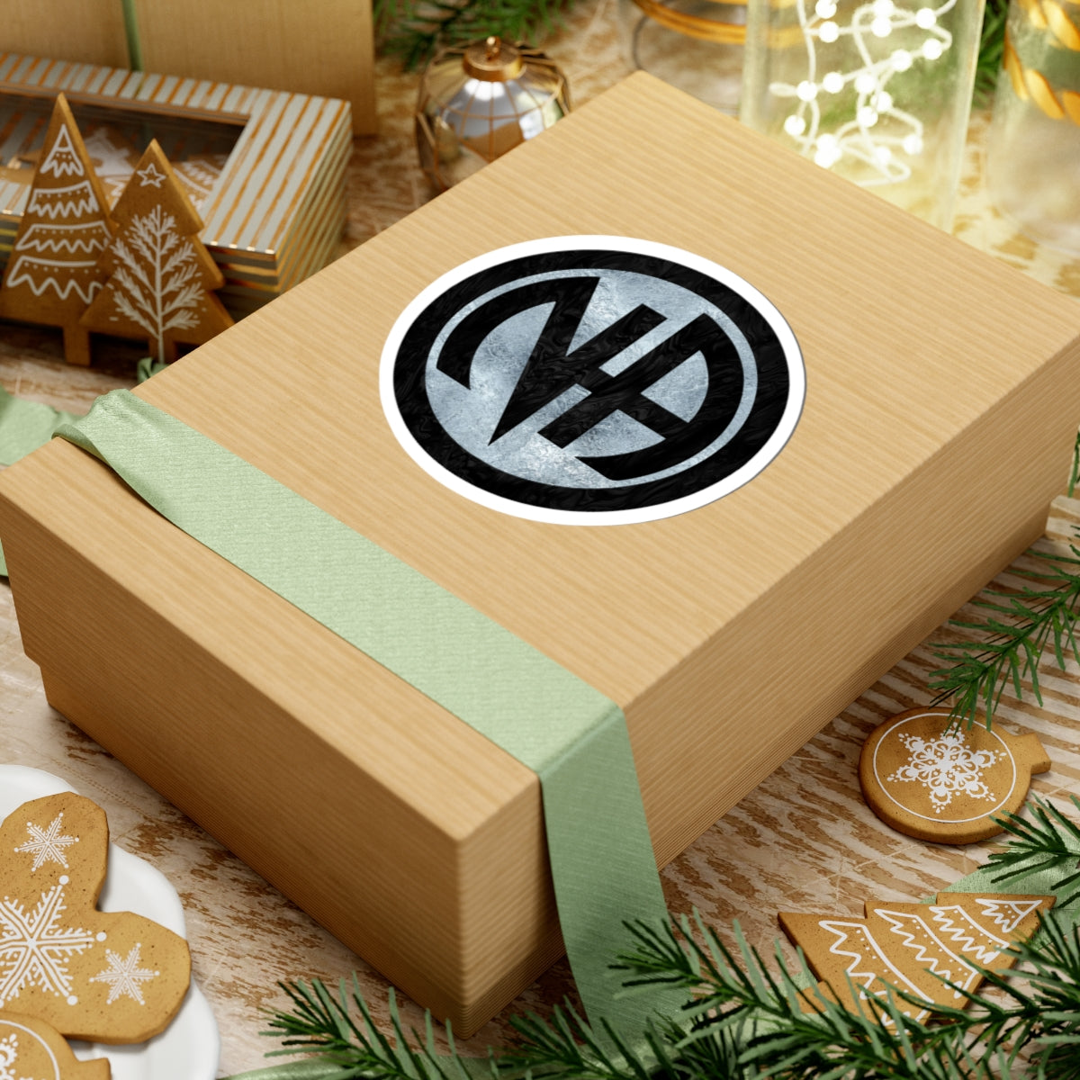 Iced Narcotics Anonymous Symbol Sticker – Bold Recovery Support ArtKiss-Cut Stickers