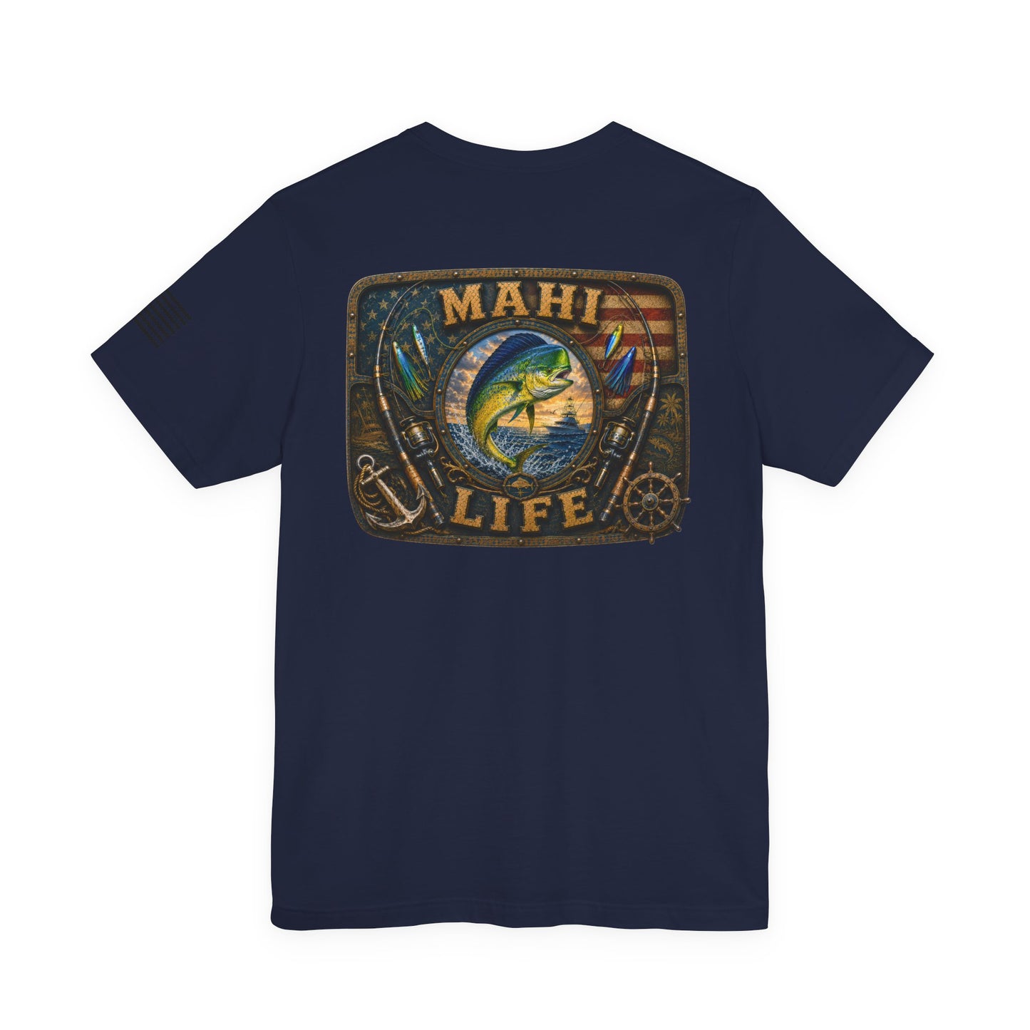 Mahi Life Mahi Mahi Fishing T-Shirt – WRAEVN OUTDOORS Offshore Angler Tee