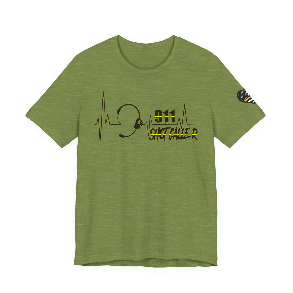 Shot Caller Sugarskull Tee, Dispatcher T-Shirt, 911 Operator Shirt, Unisex Jersey Tee, Short Sleeve Top