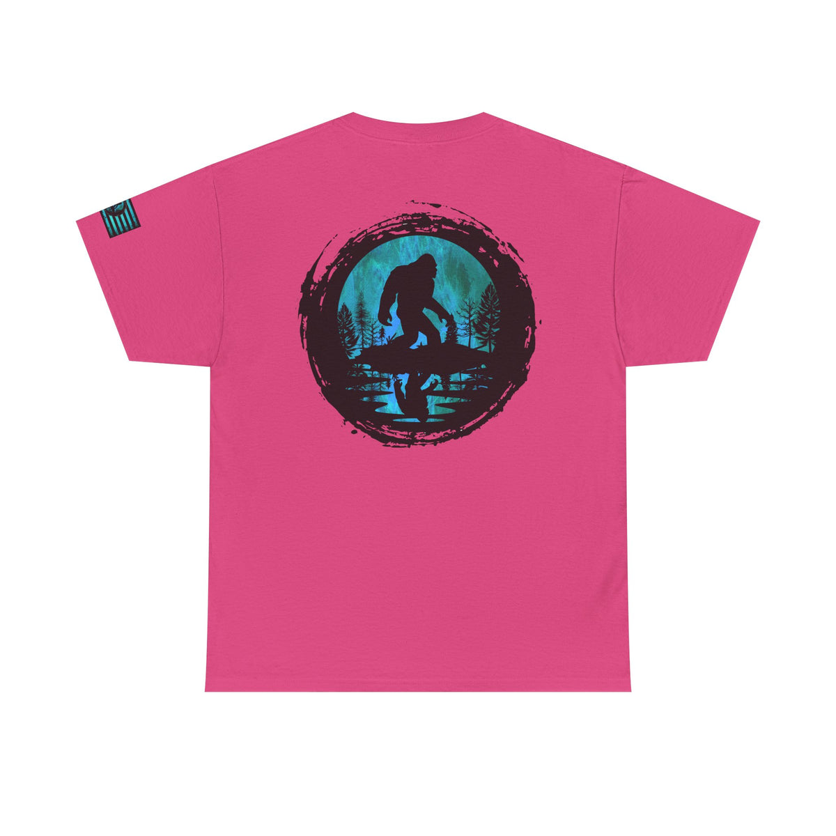 Bigfoot Adventure Unisex Heavy Cotton Tee – Perfect for Outdoorsy Souls, Nature Lovers, Hiking, Camping, Gifts