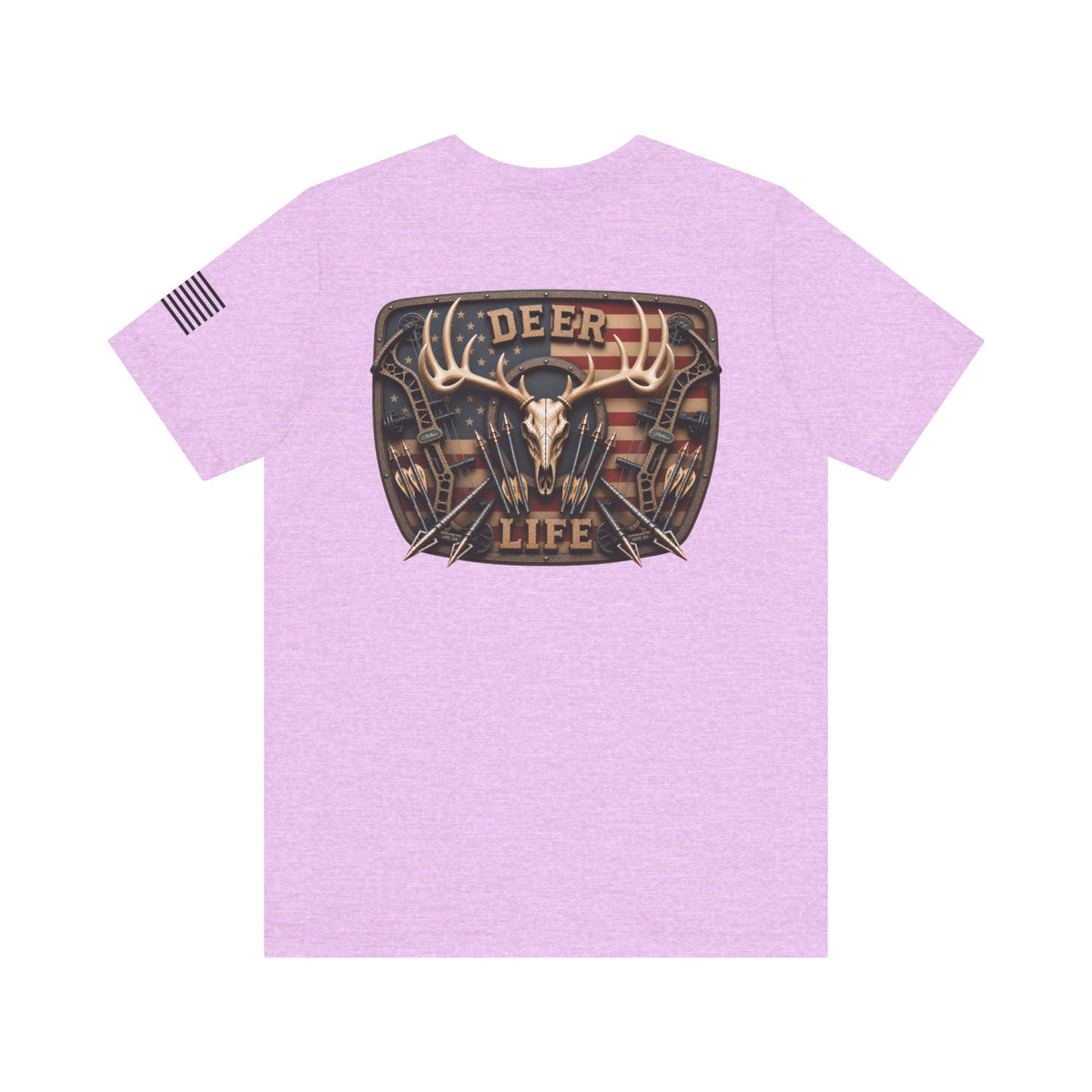 Deer Life American Bowhunting T-Shirt – WRAEVN OUTDOORS Whitetail Hunter Tee