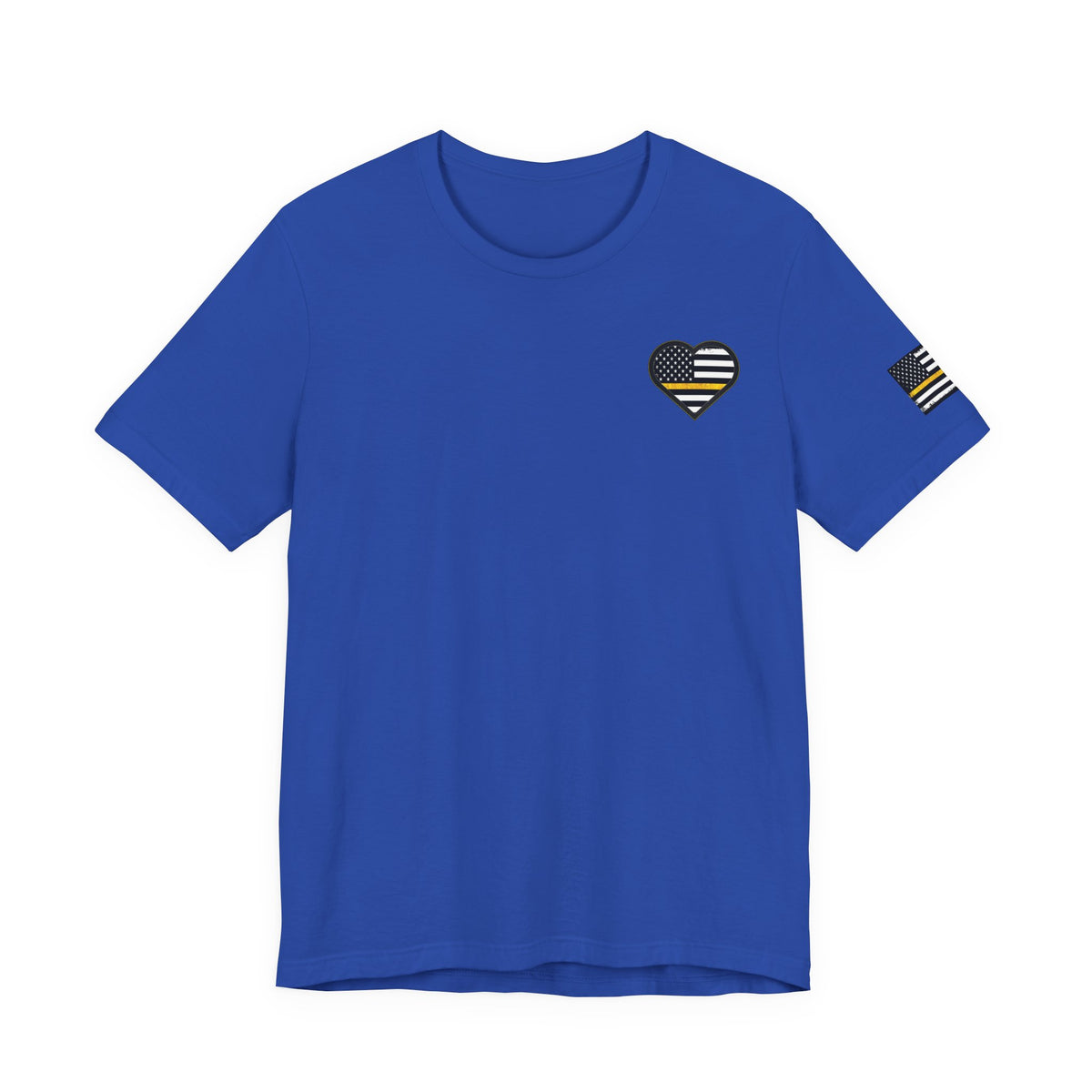 911 Dispatcher Sugar Skull Unisex Tee, Dispatcher Gift, Day of the Dead Shirt, Thin Gold Line,