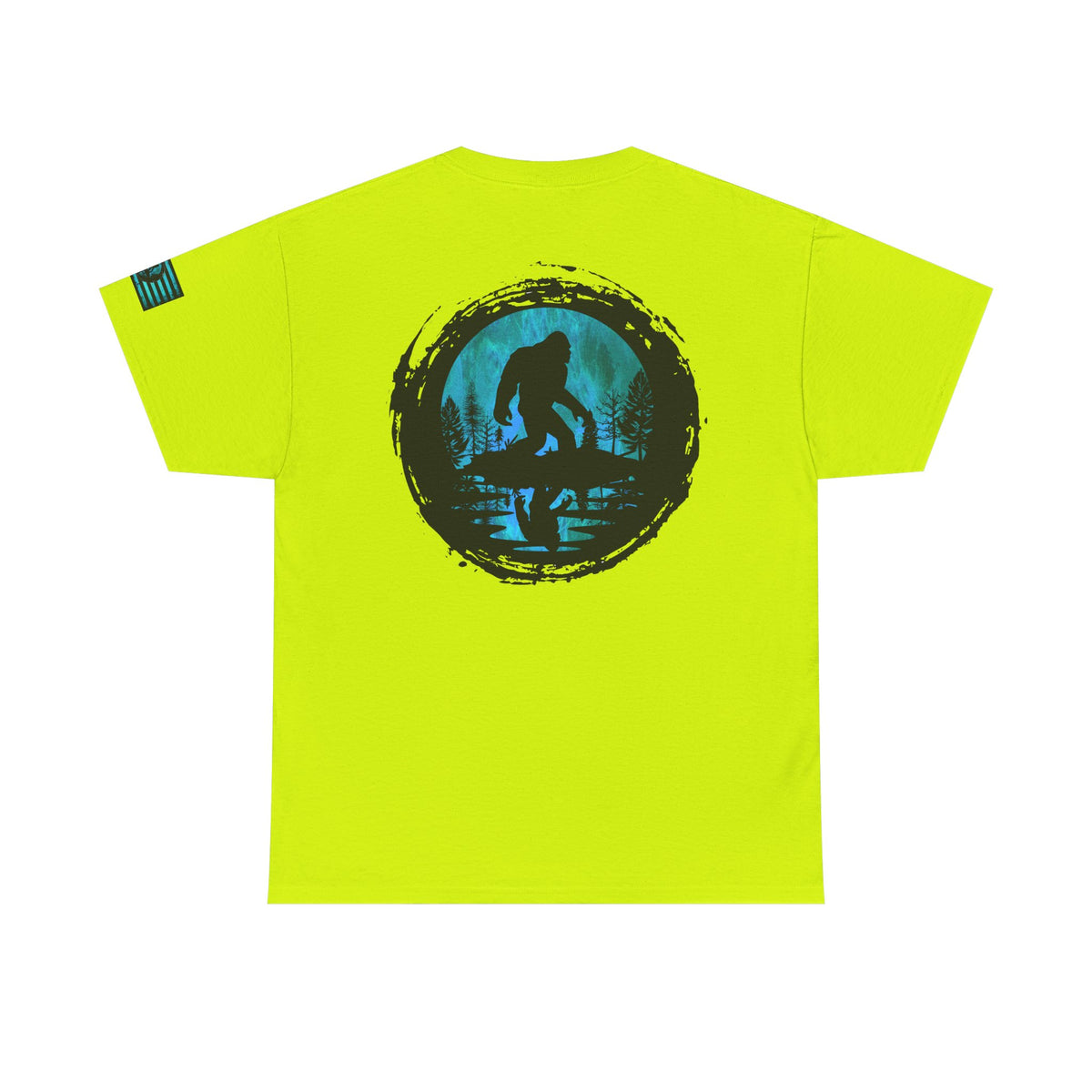 Bigfoot Adventure Unisex Heavy Cotton Tee – Perfect for Outdoorsy Souls, Nature Lovers, Hiking, Camping, Gifts