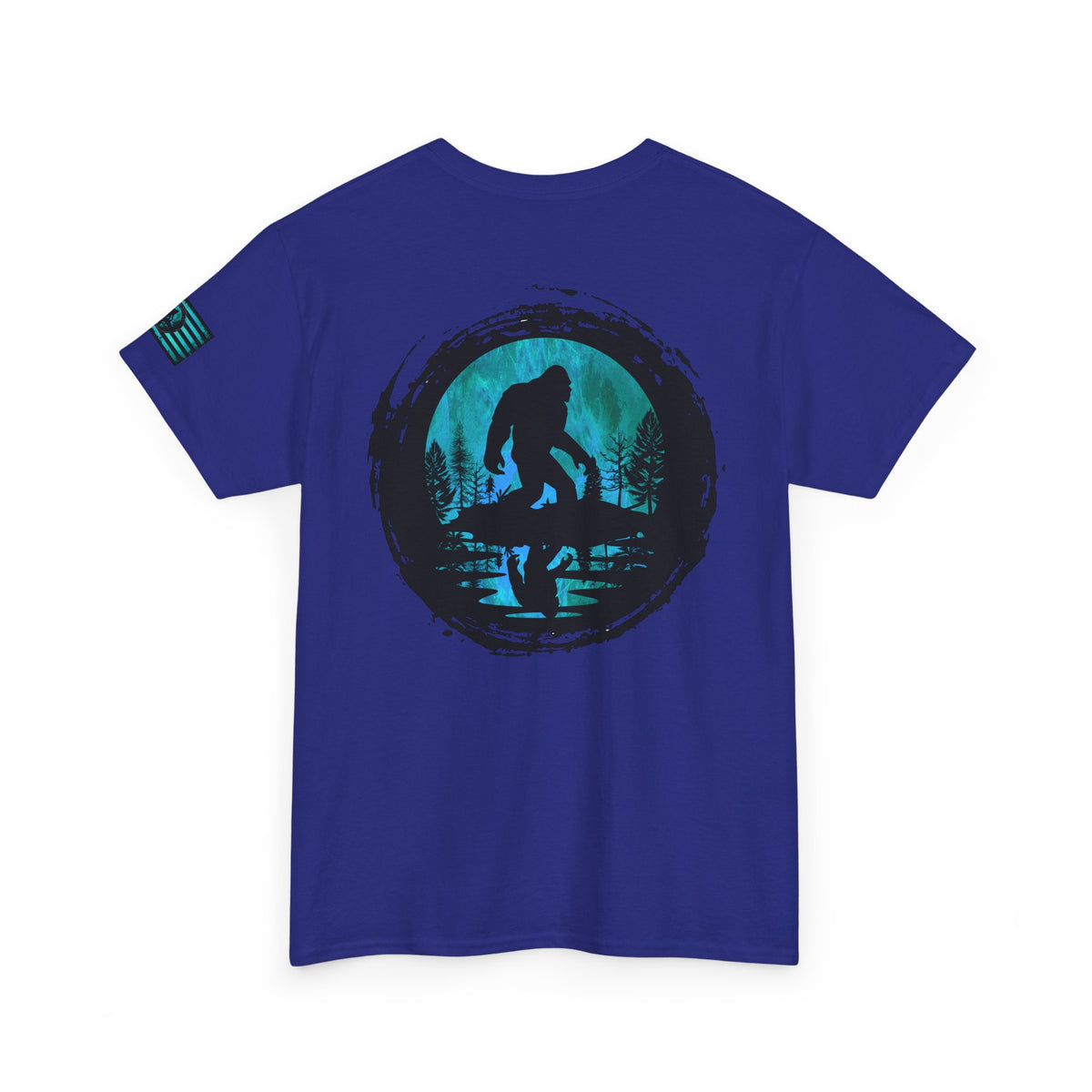Bigfoot Adventure Unisex Heavy Cotton Tee – Perfect for Outdoorsy Souls, Nature Lovers, Hiking, Camping, Gifts