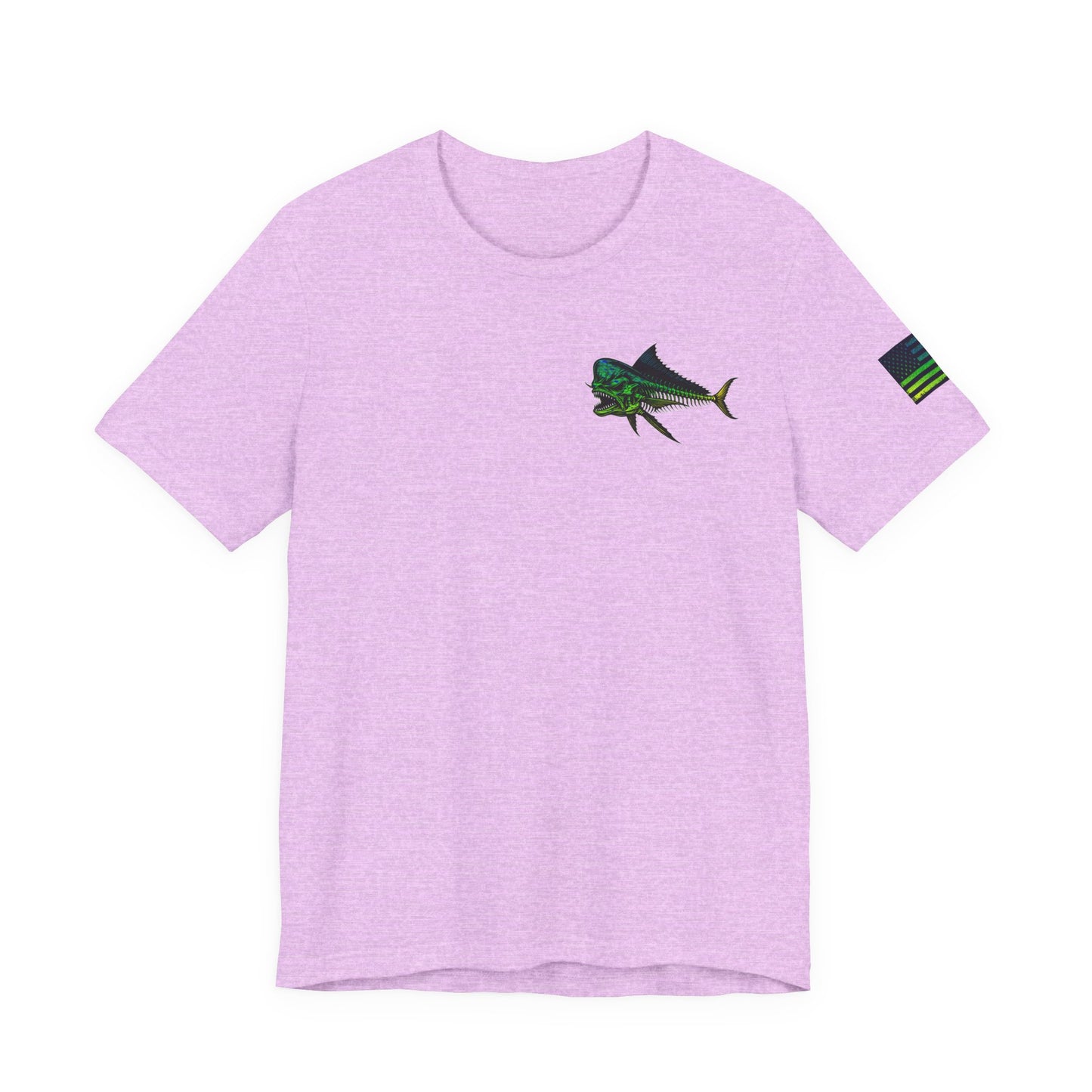 The Mahi Mahi Grunge Tee, Patriotic USA Shirt, Vintage American Flag