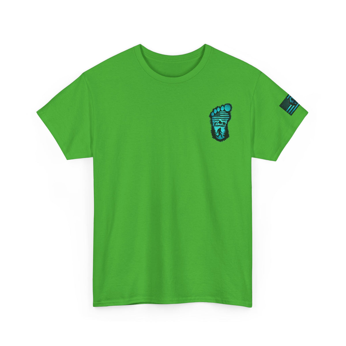 Bigfoot Adventure Unisex Heavy Cotton Tee – Perfect for Outdoorsy Souls, Nature Lovers, Hiking, Camping, Gifts