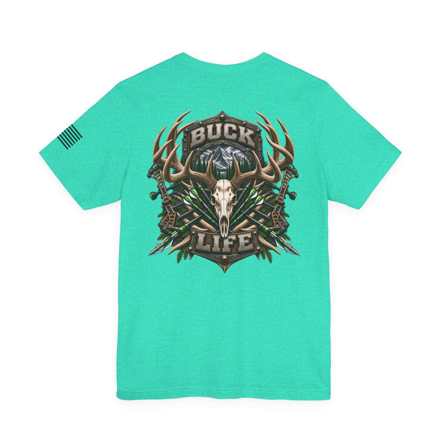Buck Life Deer Hunting T-Shirt – WRAEVN OUTDOORS Whitetail Hunter Tee