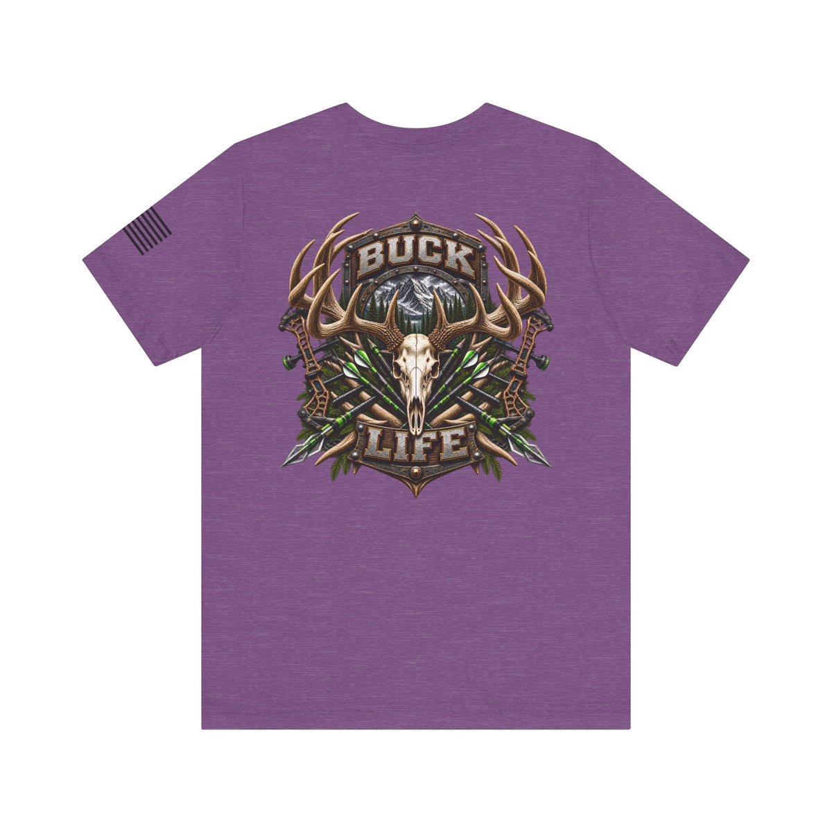 Buck Life Deer Hunting T-Shirt – WRAEVN OUTDOORS Whitetail Hunter Tee
