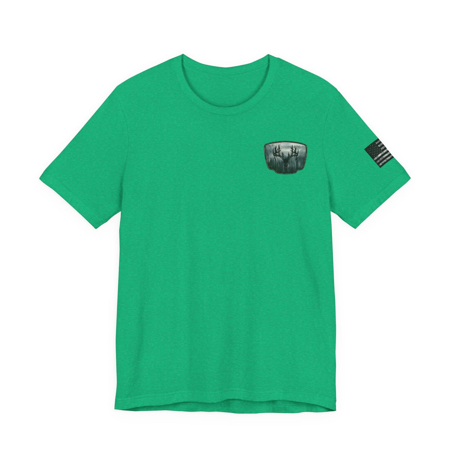 Deer Skull Forest Flag Hunting Tee