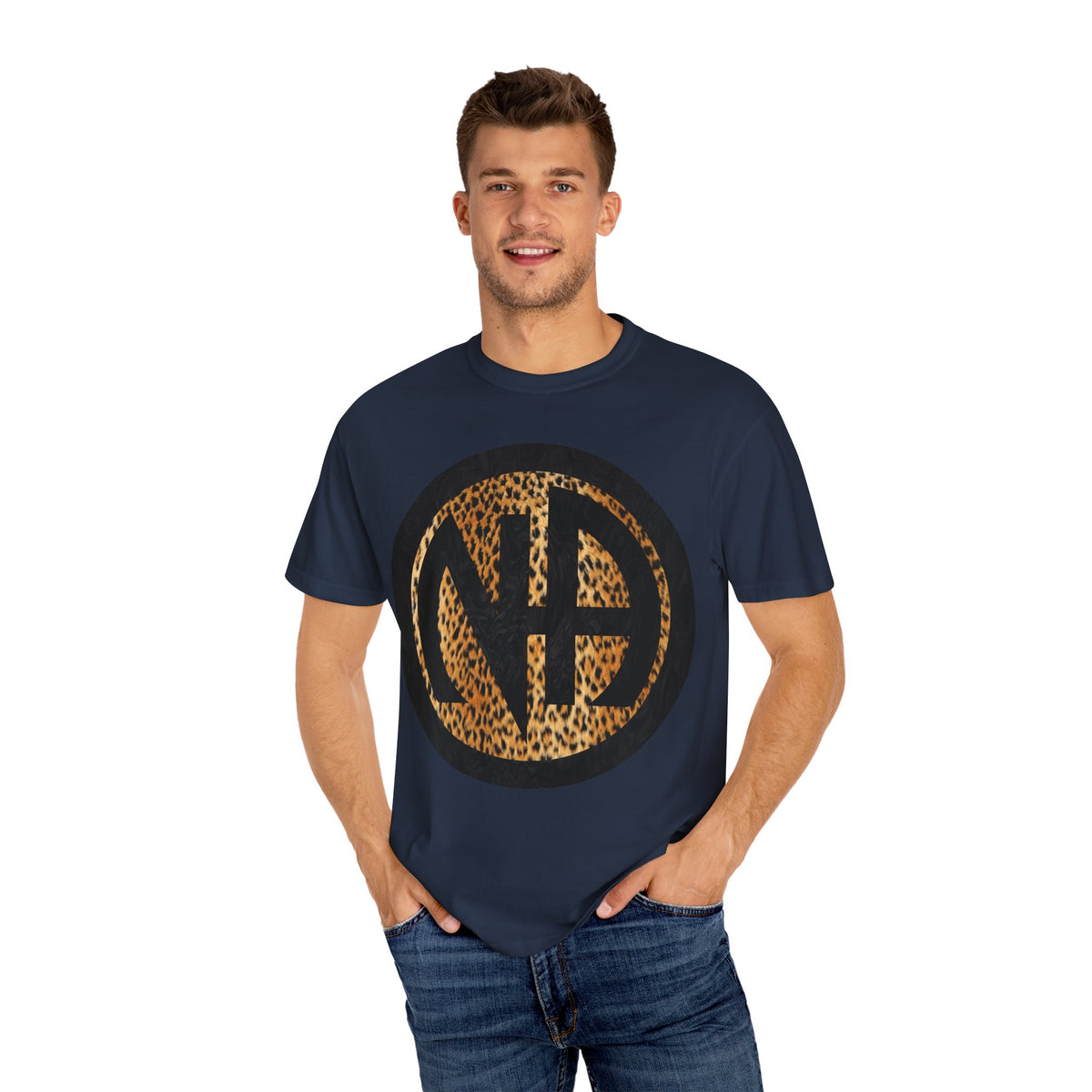 Narcotics Anonymous NA Logo – Leopard Print Recovery Symbol Art T-Shirt, Recovery T-Shirt