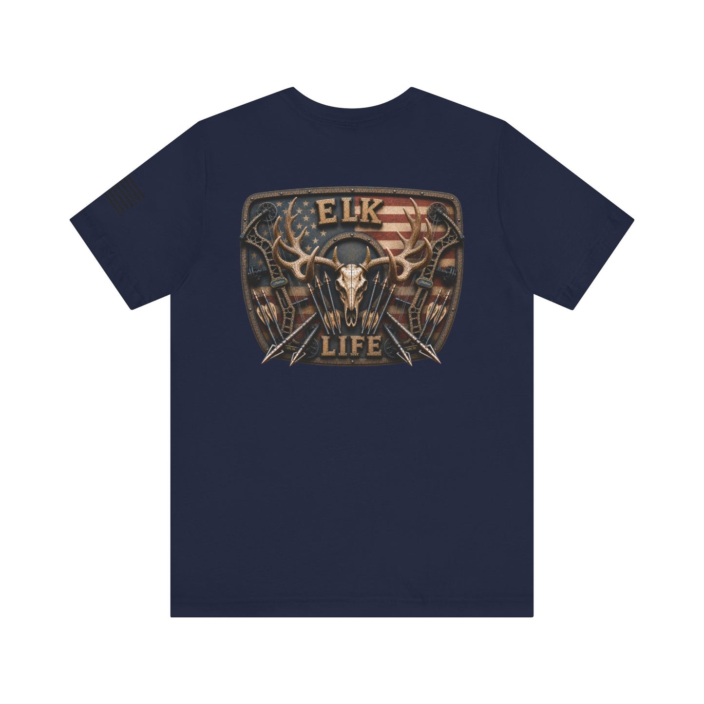 Elk Life American Archery Hunting T-Shirt – WRAEVN OUTDOORS Bowhunter Tee
