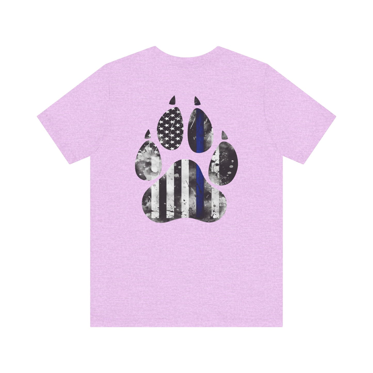 K9 Blue Line Paw Print Tee