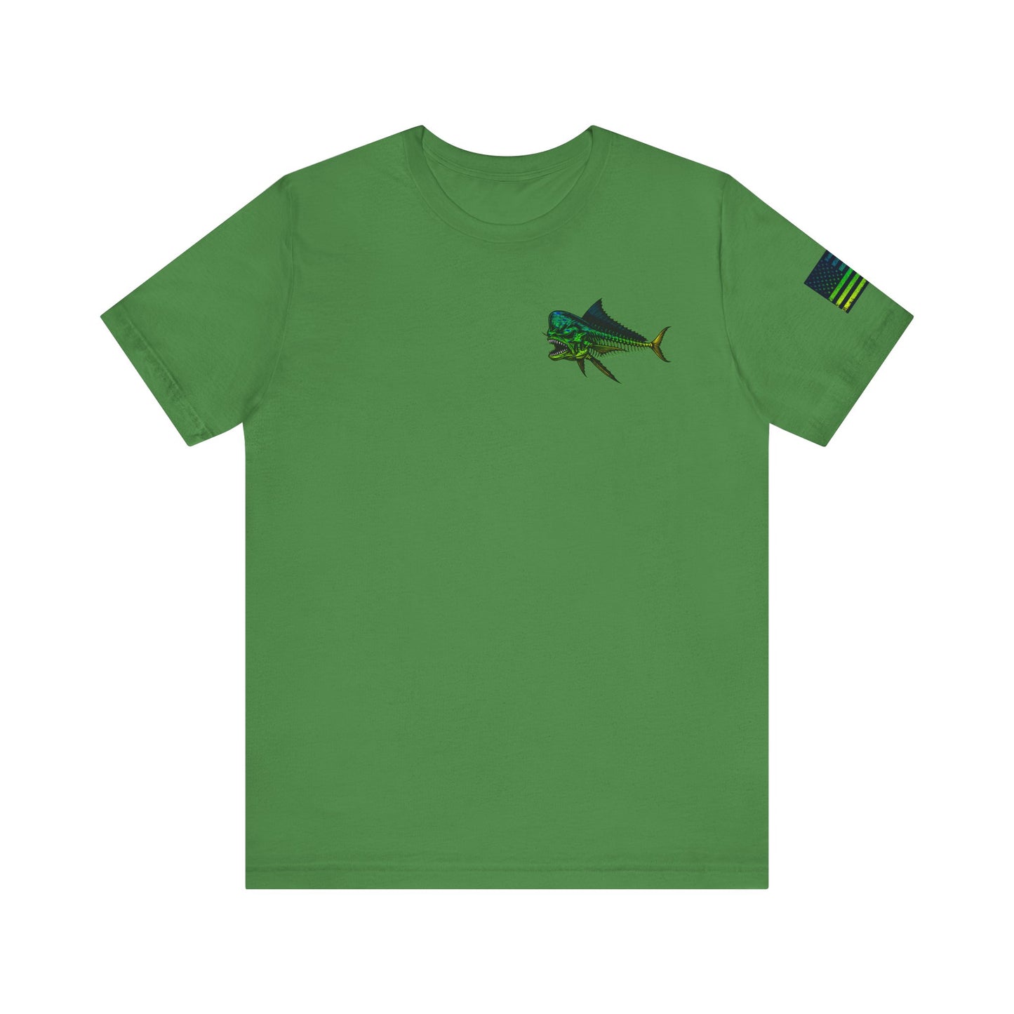 The Mahi Mahi Grunge Tee, Patriotic USA Shirt, Vintage American Flag