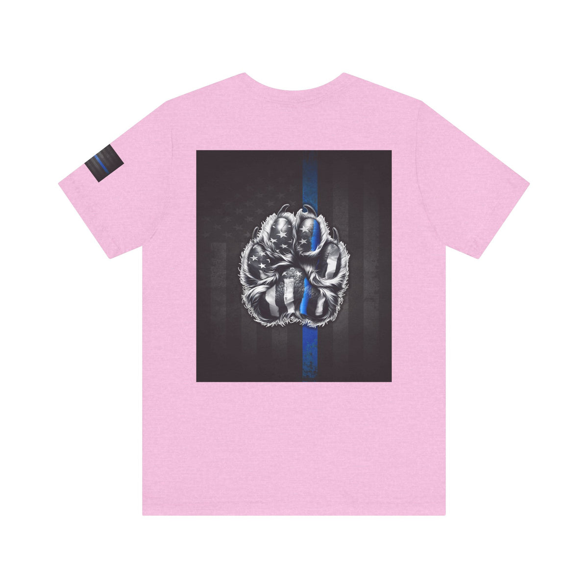 Thin Blue Line K9 Paw Shirt – Thin Blue Line American Patriotic Tee for Law Enforcement Support