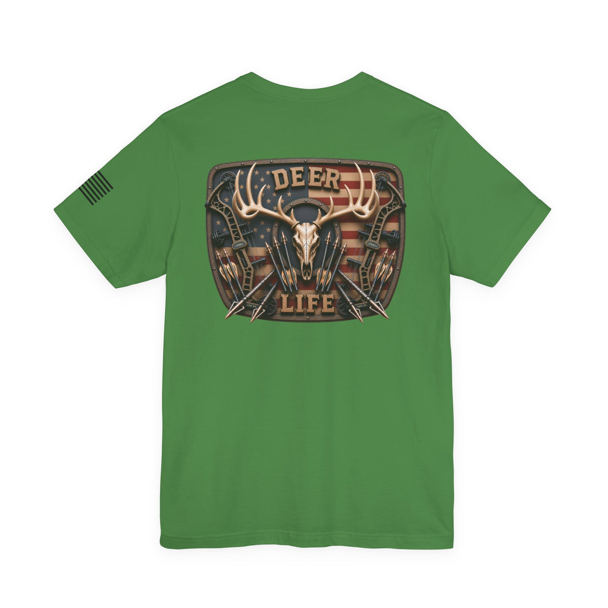 Deer Life American Bowhunting T-Shirt – WRAEVN OUTDOORS Whitetail Hunter Tee