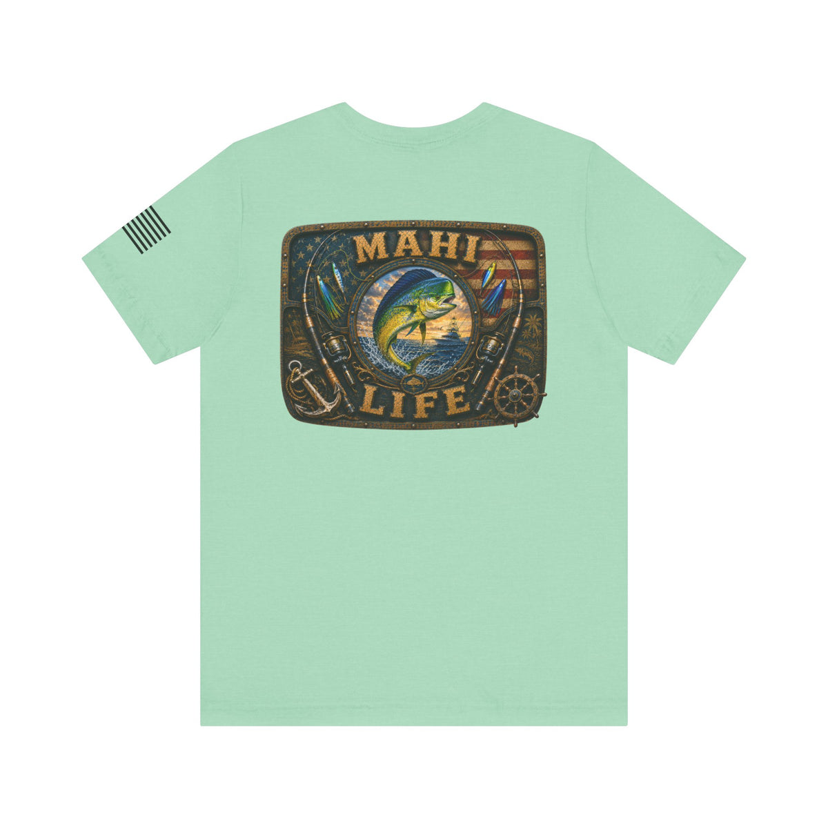 Mahi Life Mahi Mahi Fishing T-Shirt – WRAEVN OUTDOORS Offshore Angler Tee