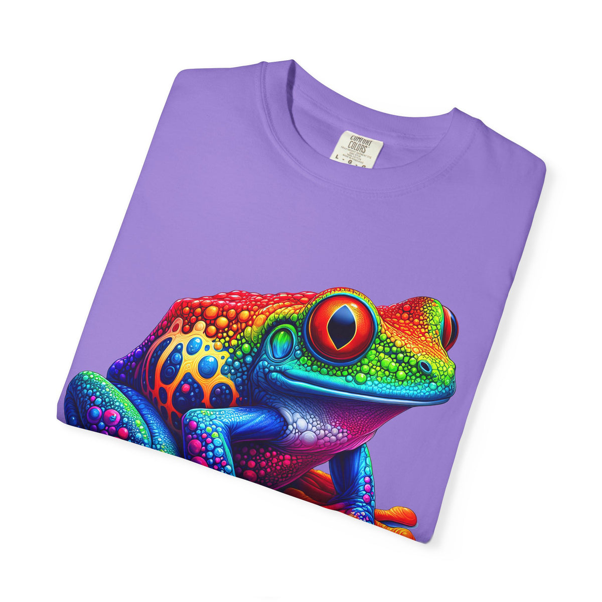 Frog T-Shirt | Unisex Garment-Dyed Tee for Nature Lovers, Eco-Friendly Gift, Birthday, Summer Vibe, Outdoor Adventure