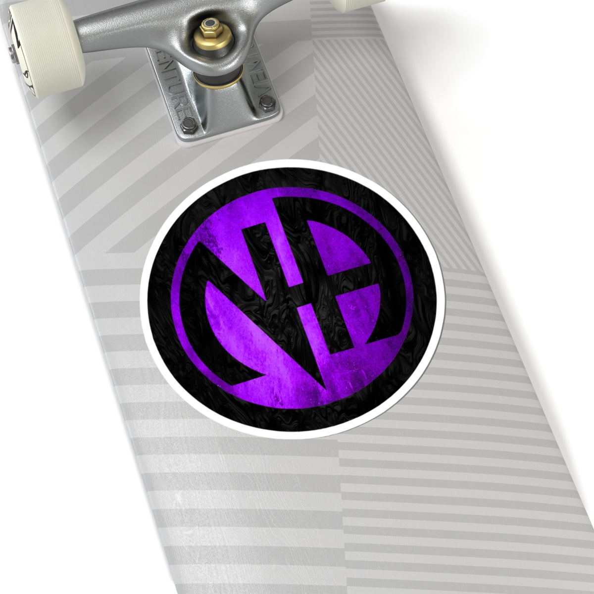 Purple Narcotics Anonymous Symbol Sticker – Bold Recovery Support ArtKiss-Cut Stickers