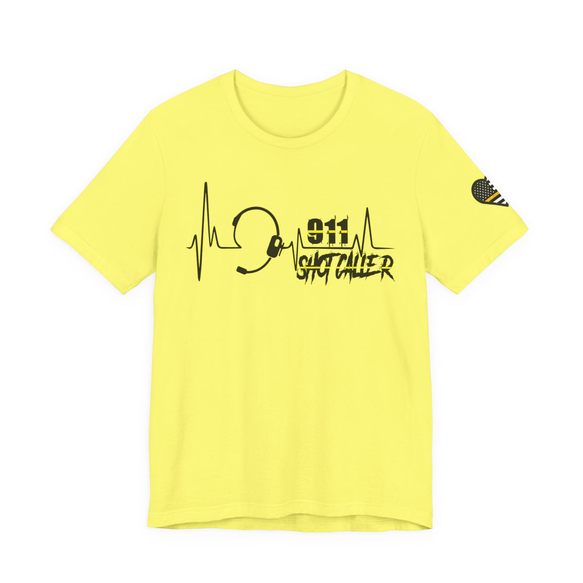 Shot Caller Sugarskull Tee, Dispatcher T-Shirt, 911 Operator Shirt, Unisex Jersey Tee, Short Sleeve Top