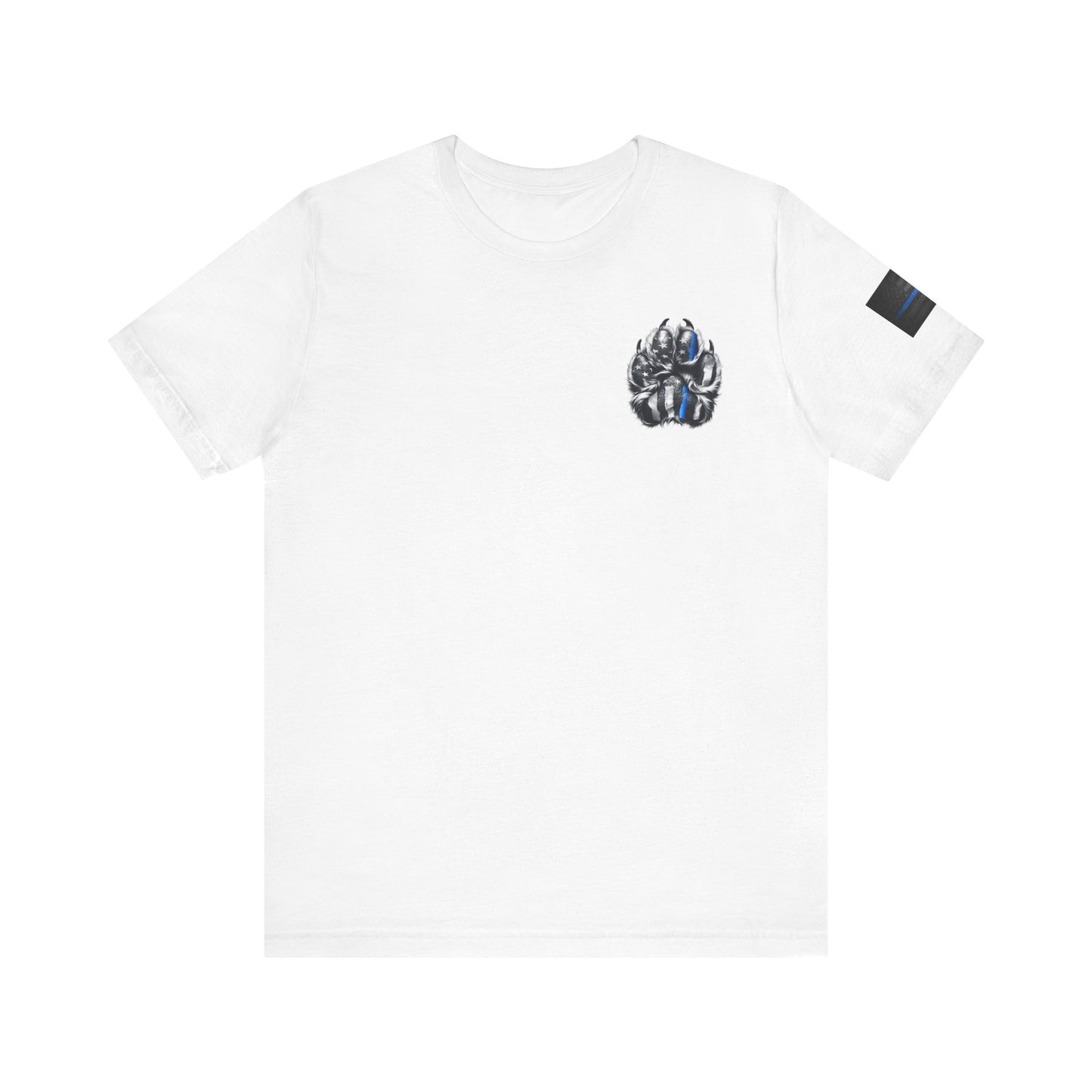 Thin Blue Line K9 Paw Shirt – Thin Blue Line American Patriotic Tee for Law Enforcement Support