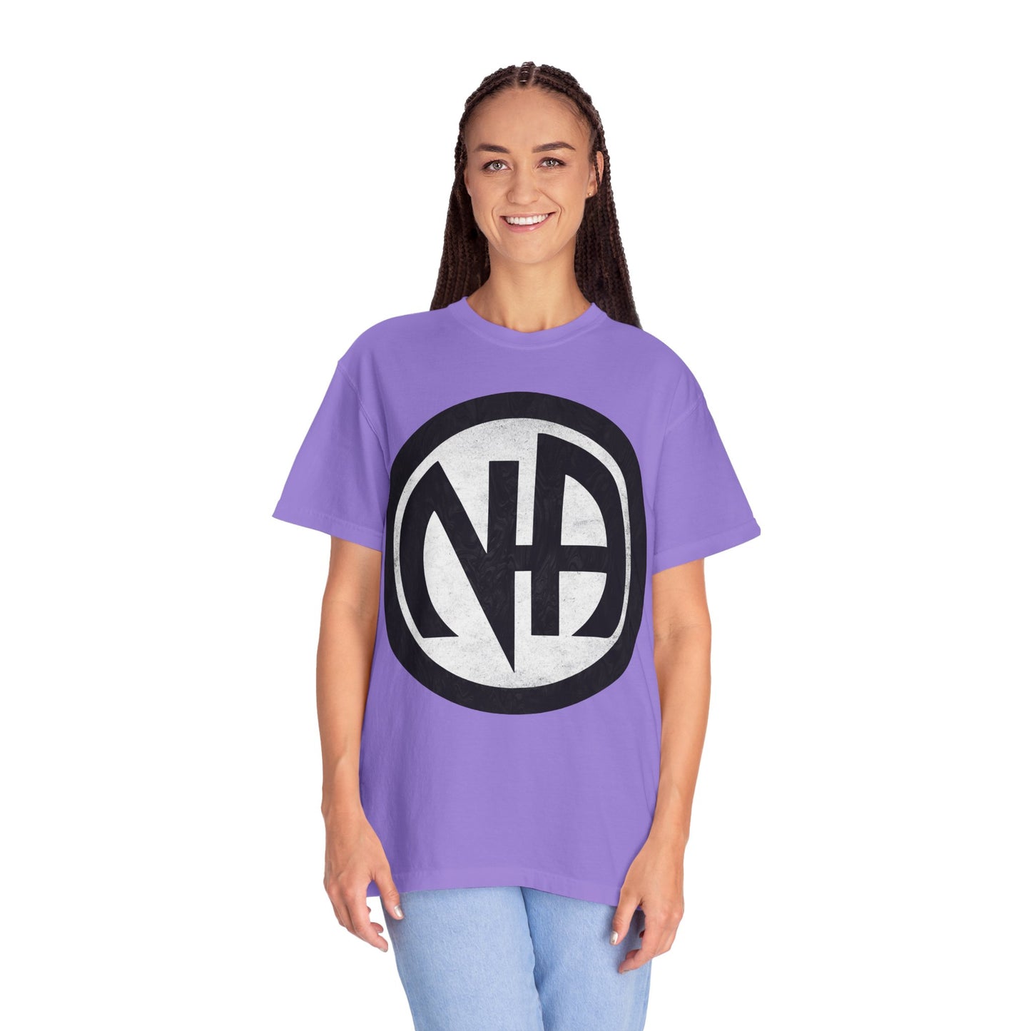 Narcotics Anonymous NA Logo – White & Black Recovery Symbol Art T-Shirt, Recovery T-Shirt