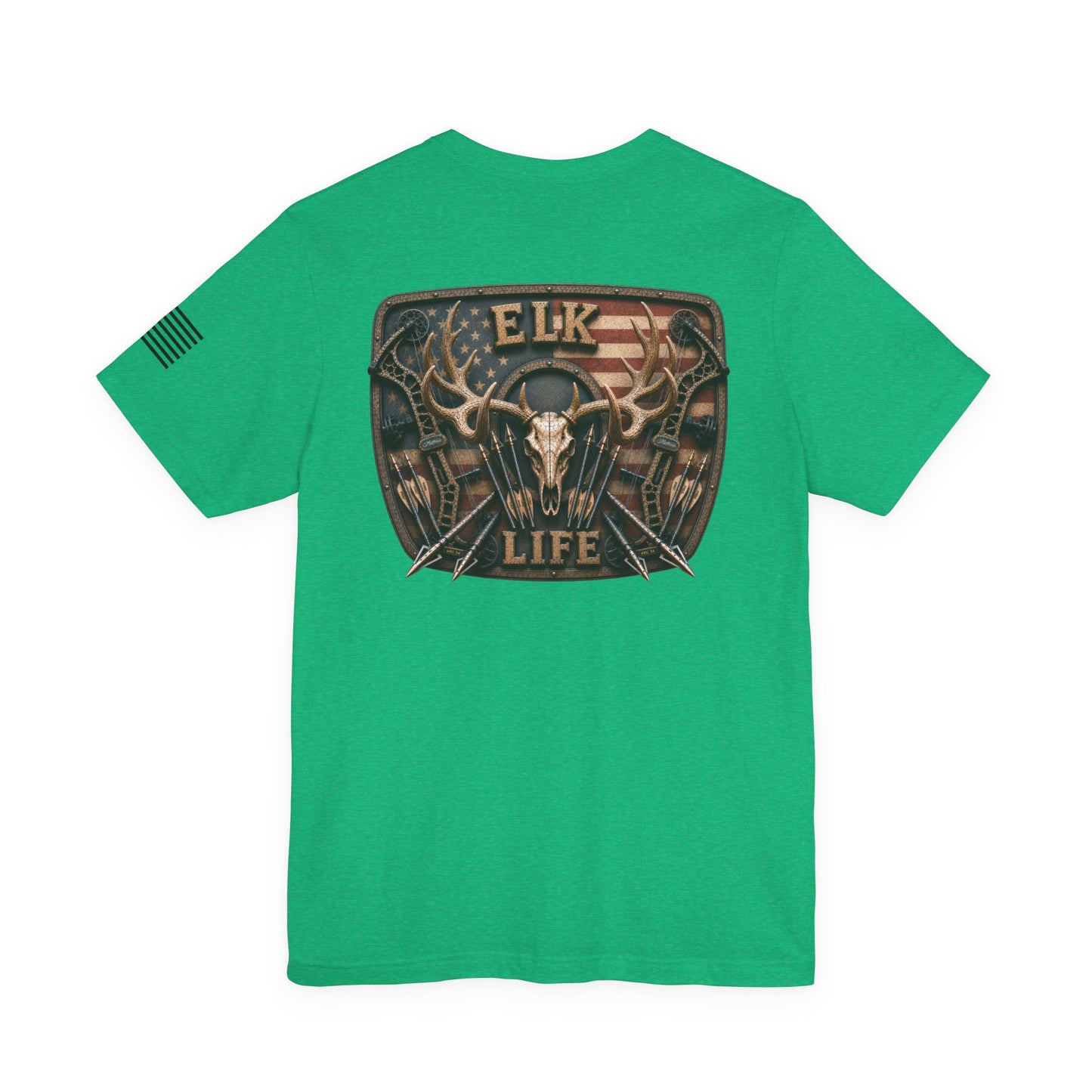 Elk Life American Archery Hunting T-Shirt – WRAEVN OUTDOORS Bowhunter Tee
