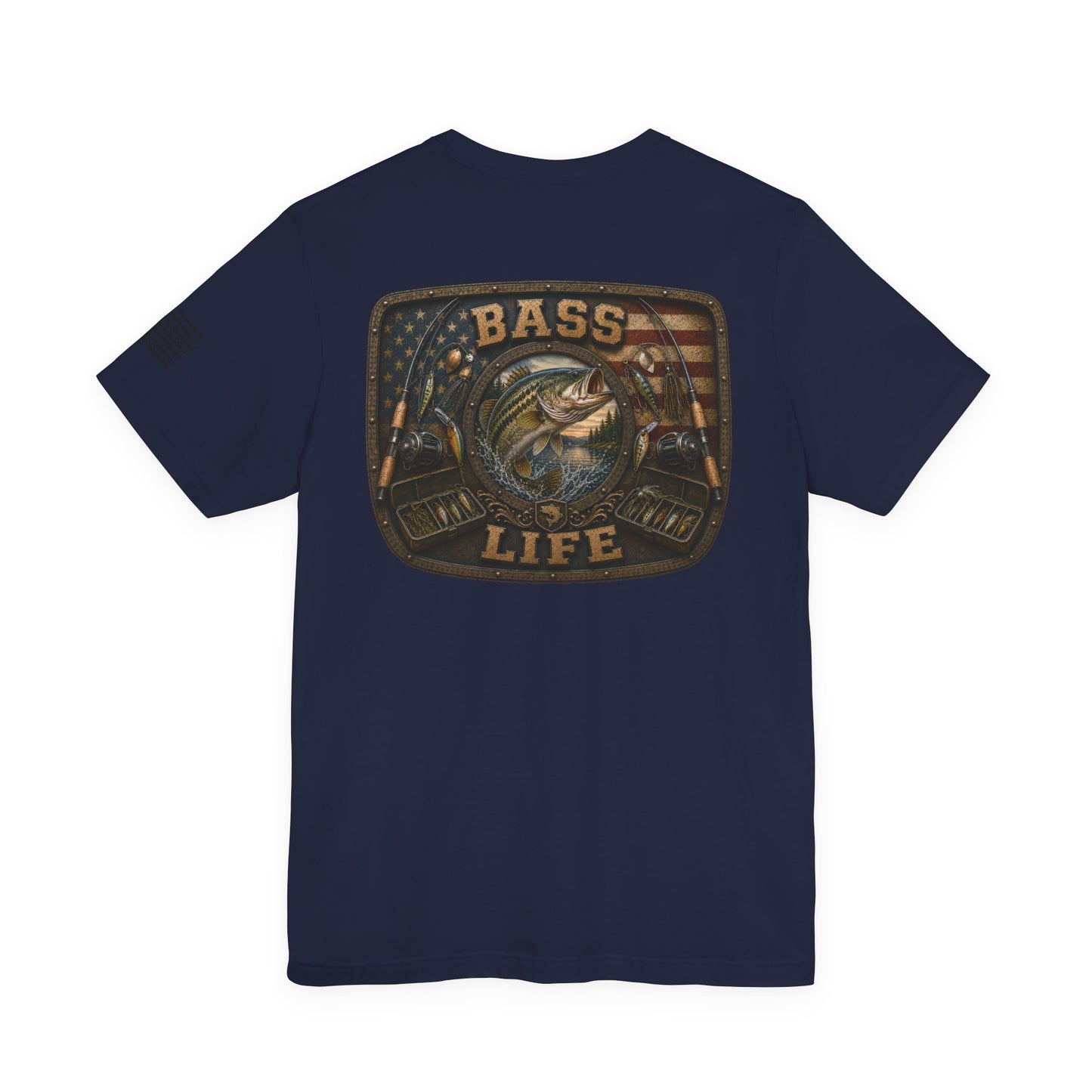 Bass Life Largemouth Bass Fishing T-Shirt – WRAEVN OUTDOORS Angler Tee