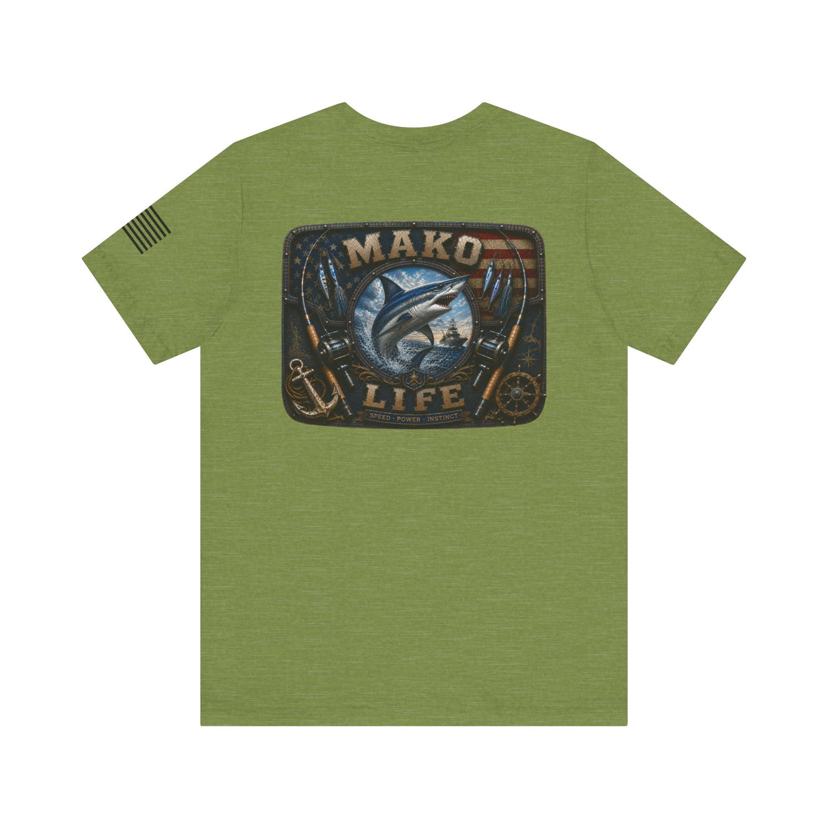 Mako Life Shark Fishing T-Shirt – WRAEVN OUTDOORS Offshore Angler Tee