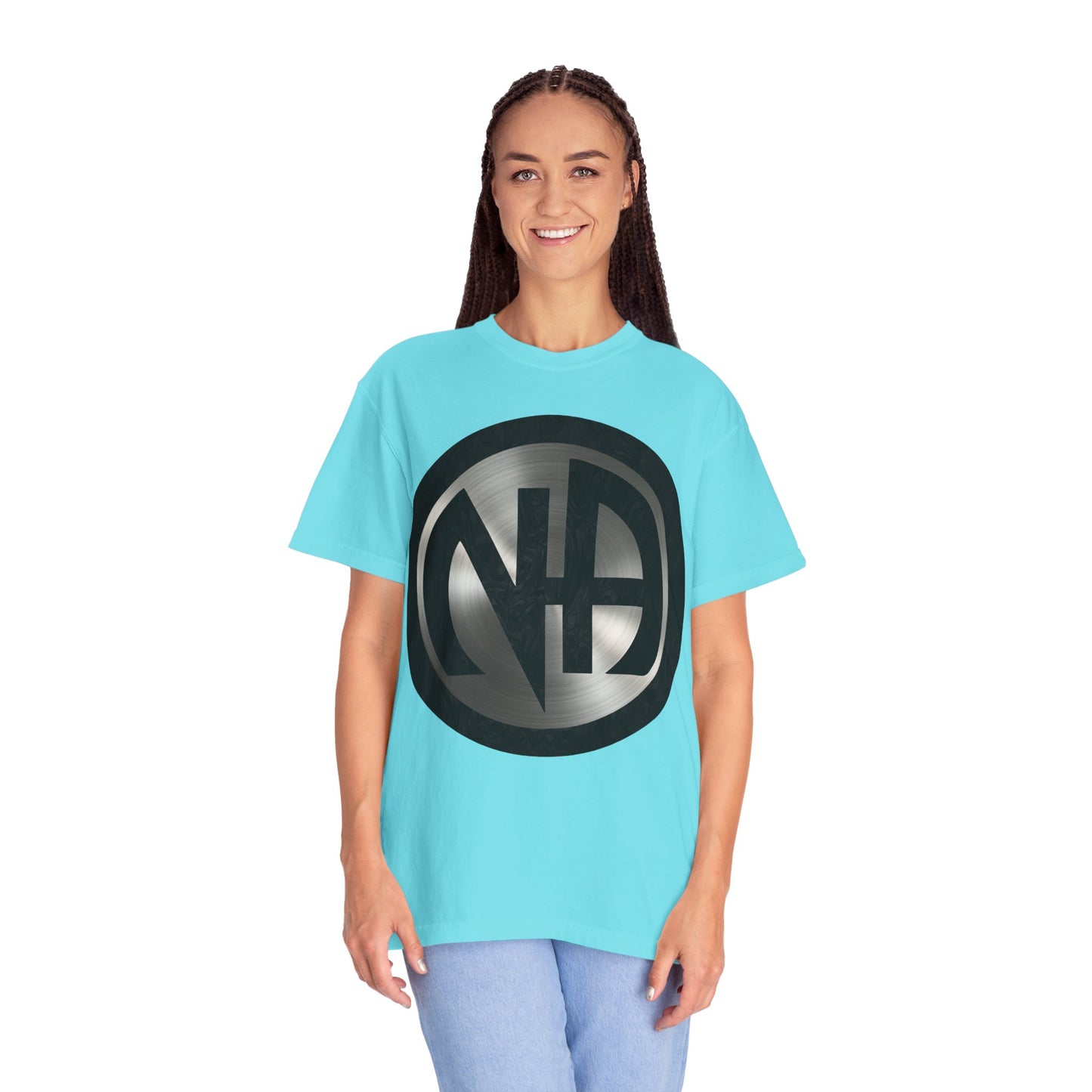 Narcotics Anonymous NA Logo – Metal & Black Recovery Symbol Art T-Shirt, Recovery T-Shirt