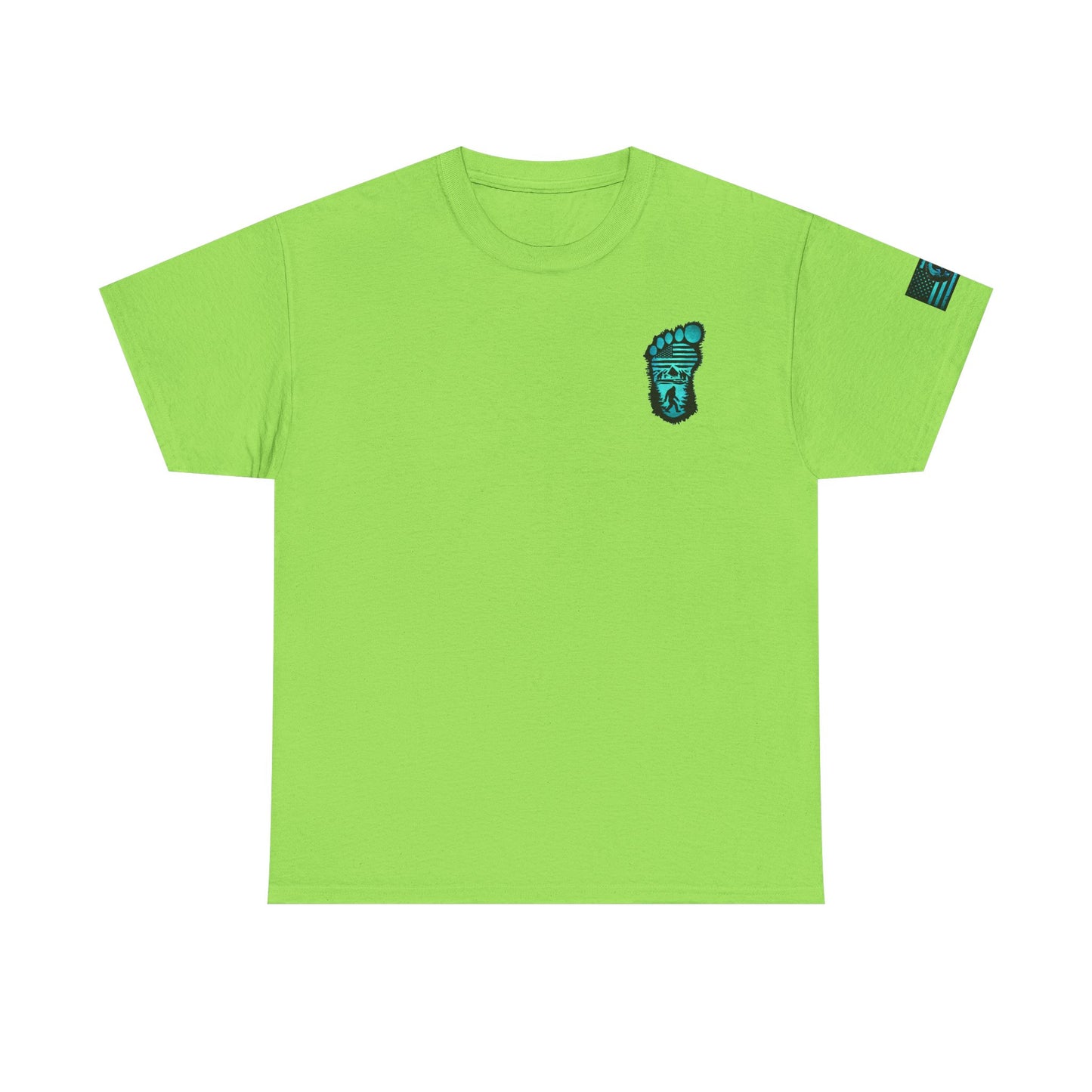 Bigfoot Adventure Unisex Heavy Cotton Tee – Perfect for Outdoorsy Souls, Nature Lovers, Hiking, Camping, Gifts