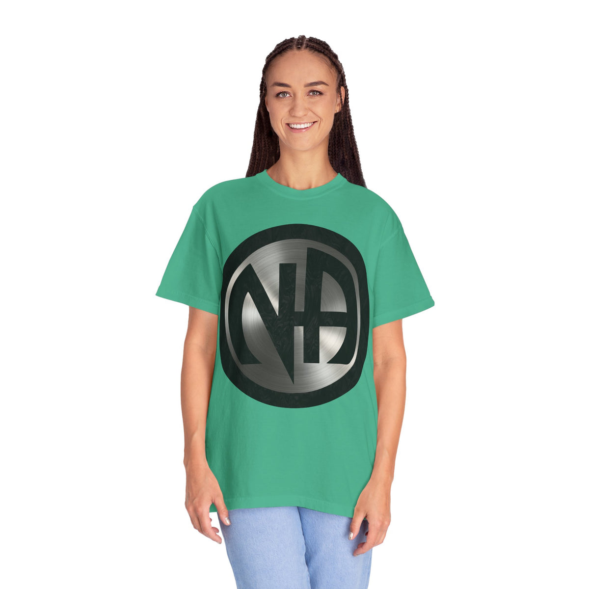 Narcotics Anonymous NA Logo – Metal & Black Recovery Symbol Art T-Shirt, Recovery T-Shirt