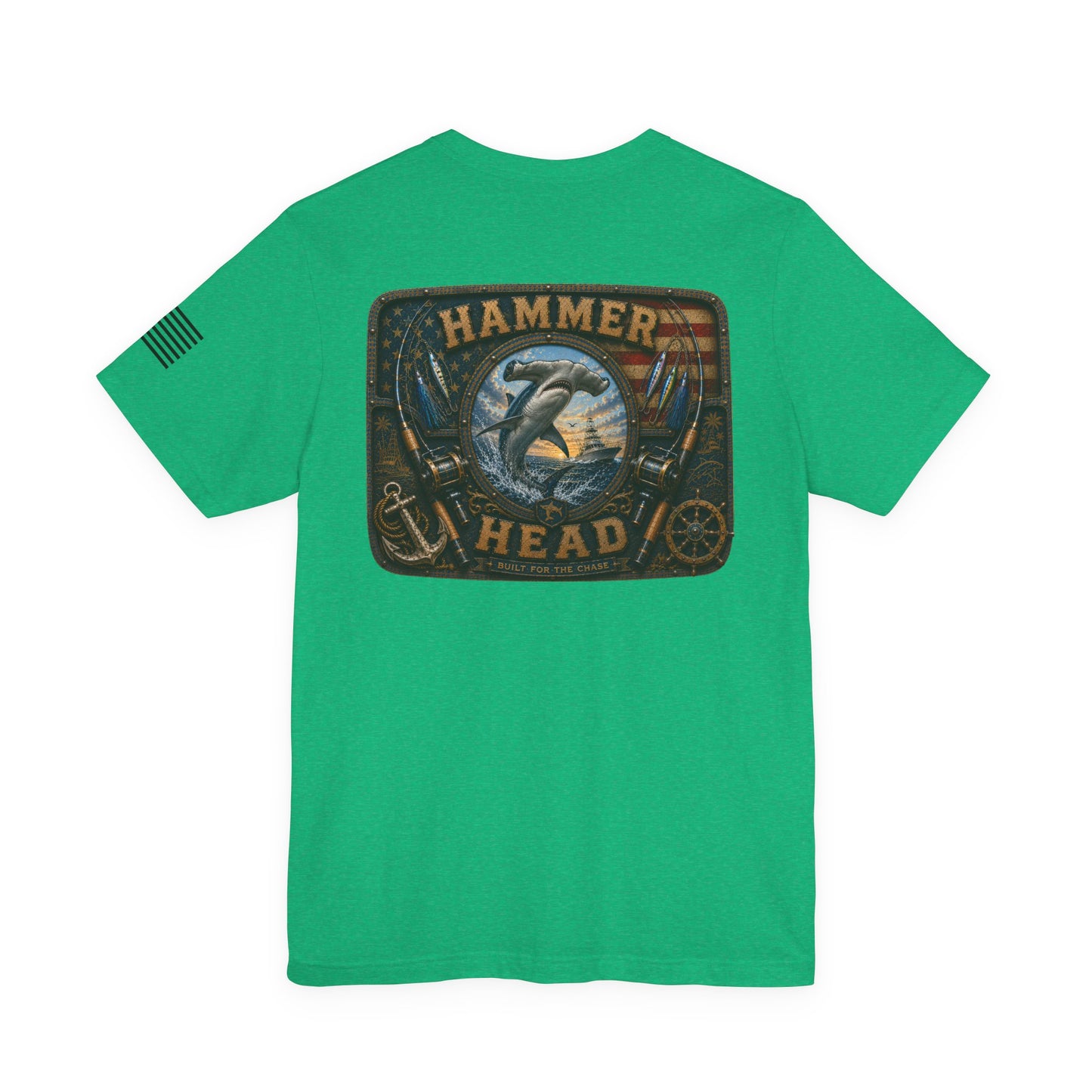 Hammerhead Life Shark Fishing T-Shirt – WRAEVN OUTDOORS Offshore Angler Tee