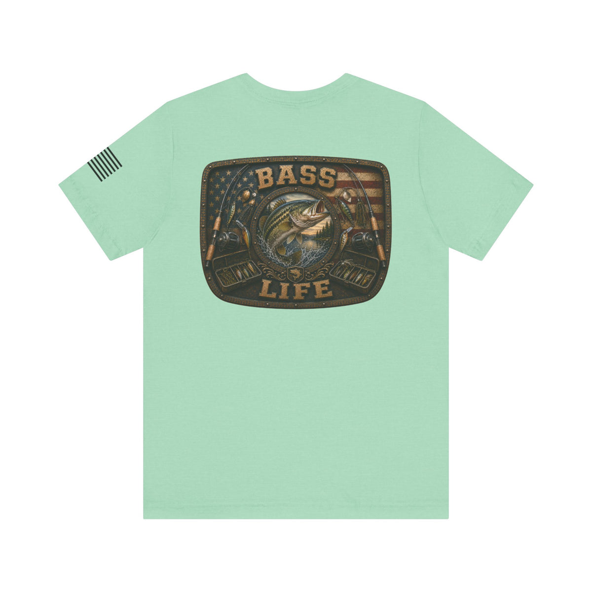 Bass Life Largemouth Bass Fishing T-Shirt – WRAEVN OUTDOORS Angler Tee