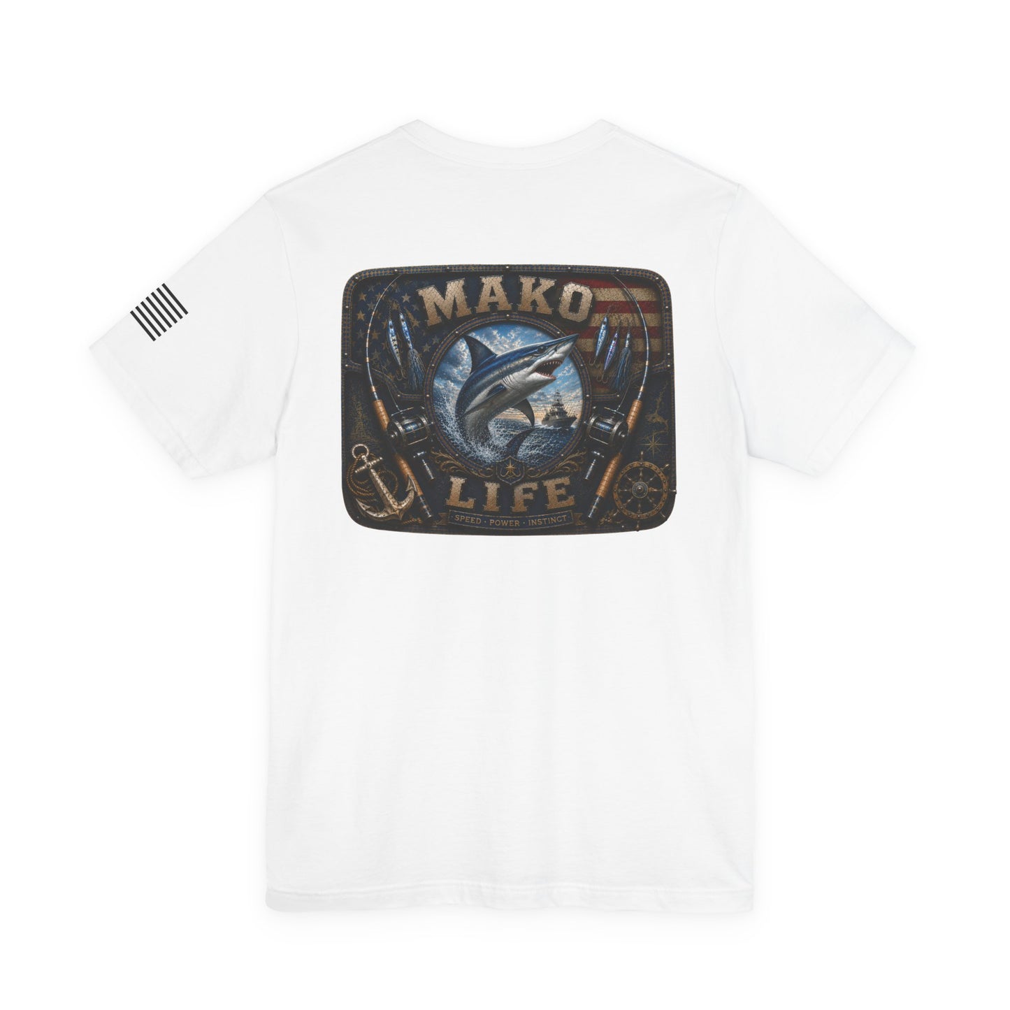 Mako Life Shark Fishing T-Shirt – WRAEVN OUTDOORS Offshore Angler Tee