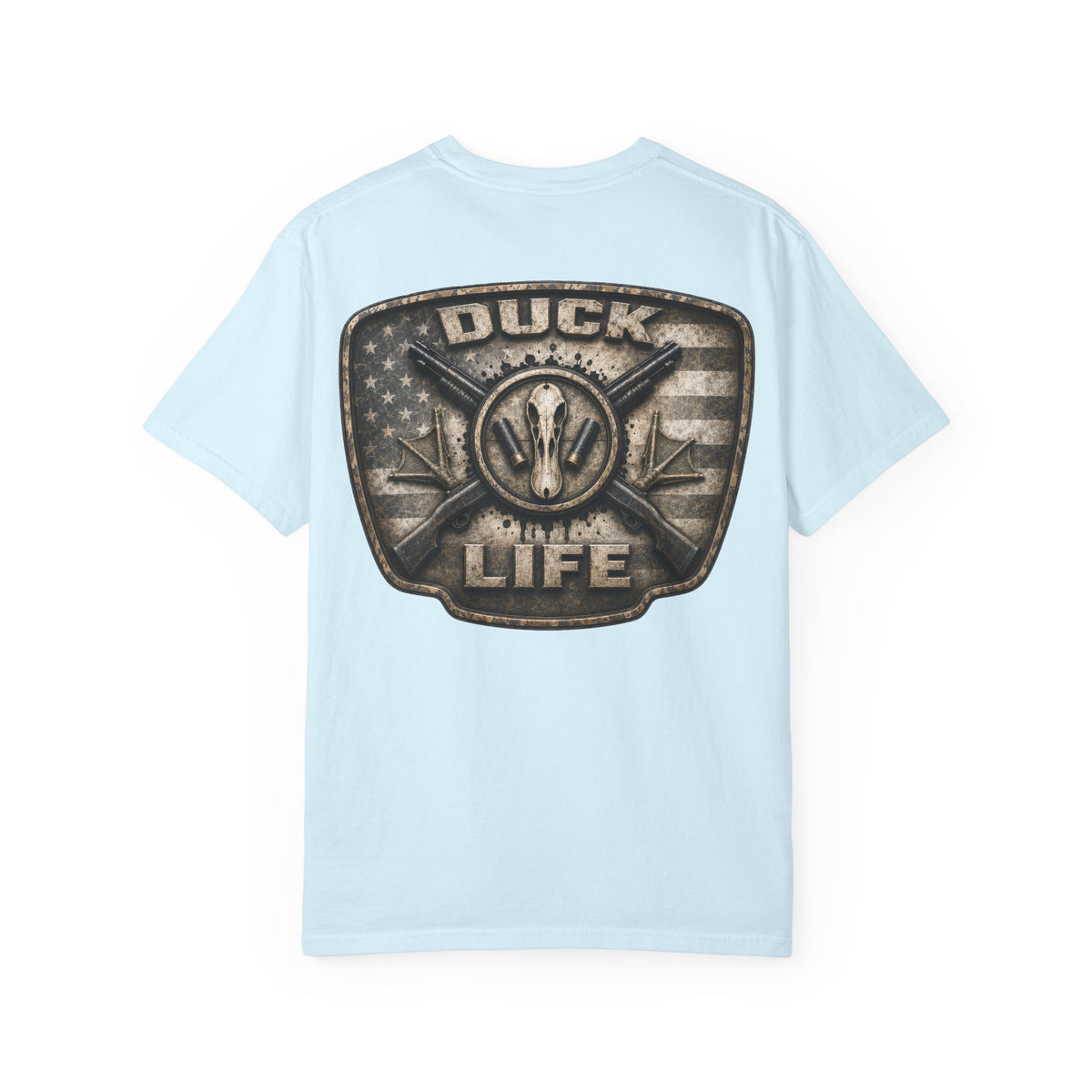 Duck Life Graphic T-Shirt — Vintage Buckle Back, Outdoor Hunting Tee