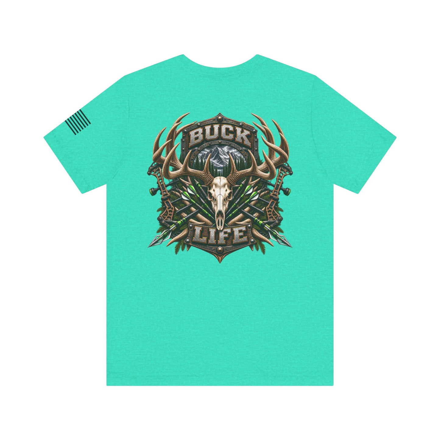 Buck Life Deer Hunting T-Shirt – WRAEVN OUTDOORS Whitetail Hunter Tee