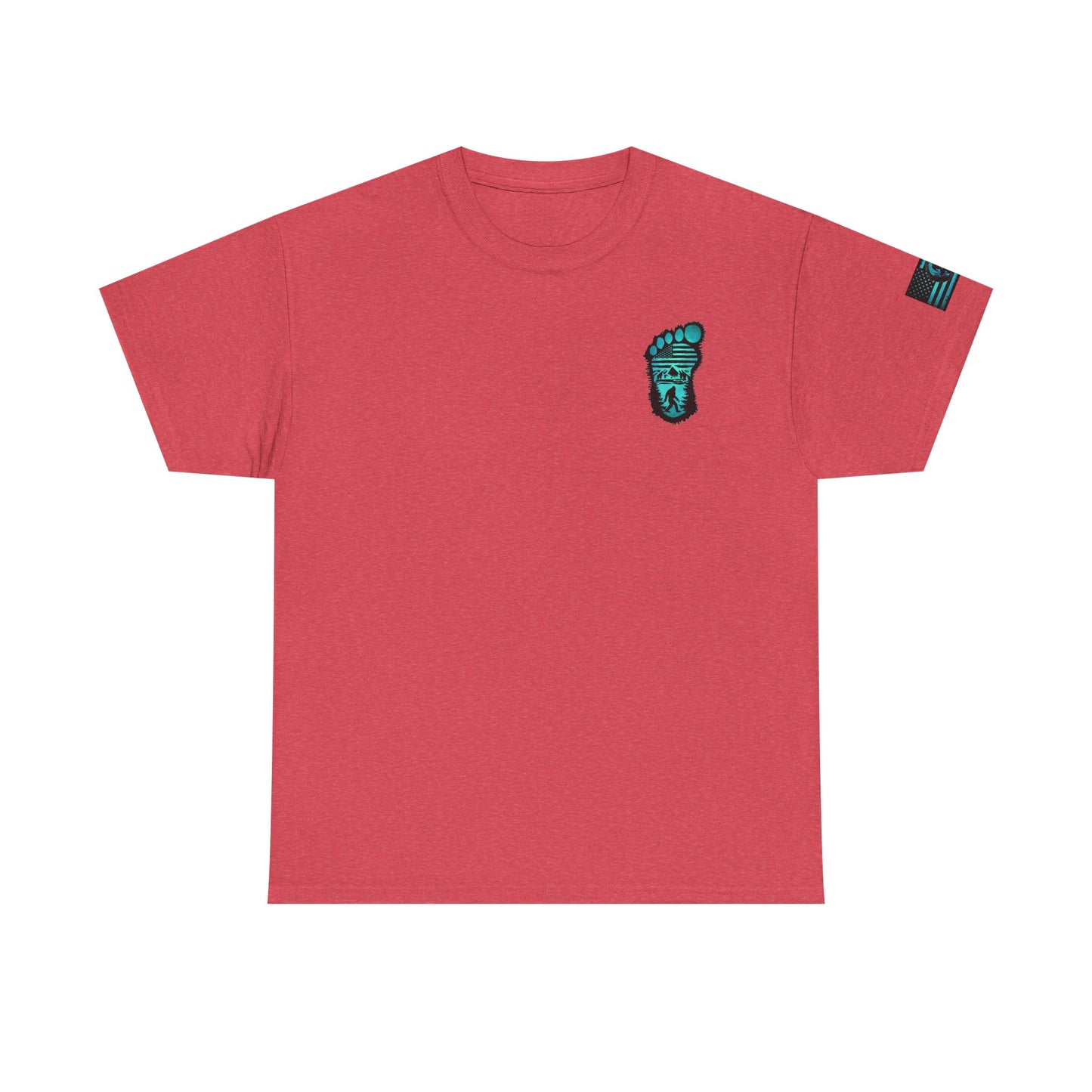 Bigfoot Adventure Unisex Heavy Cotton Tee – Perfect for Outdoorsy Souls, Nature Lovers, Hiking, Camping, Gifts