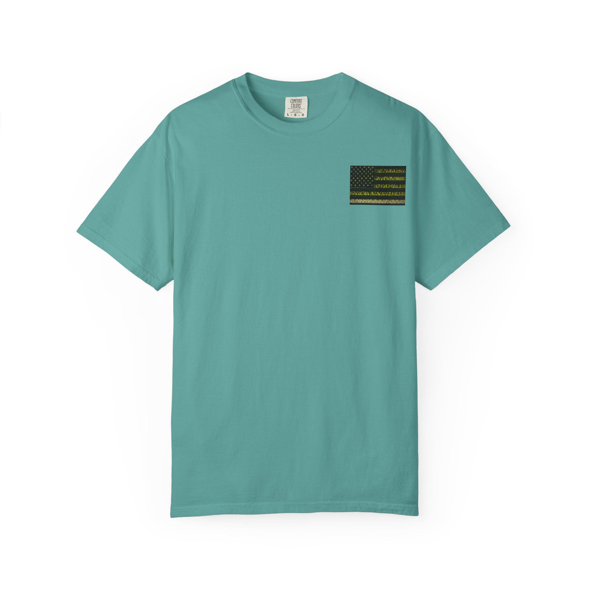 Bass Life T-Shirt — Retro American Flag Bass Fishing Tee