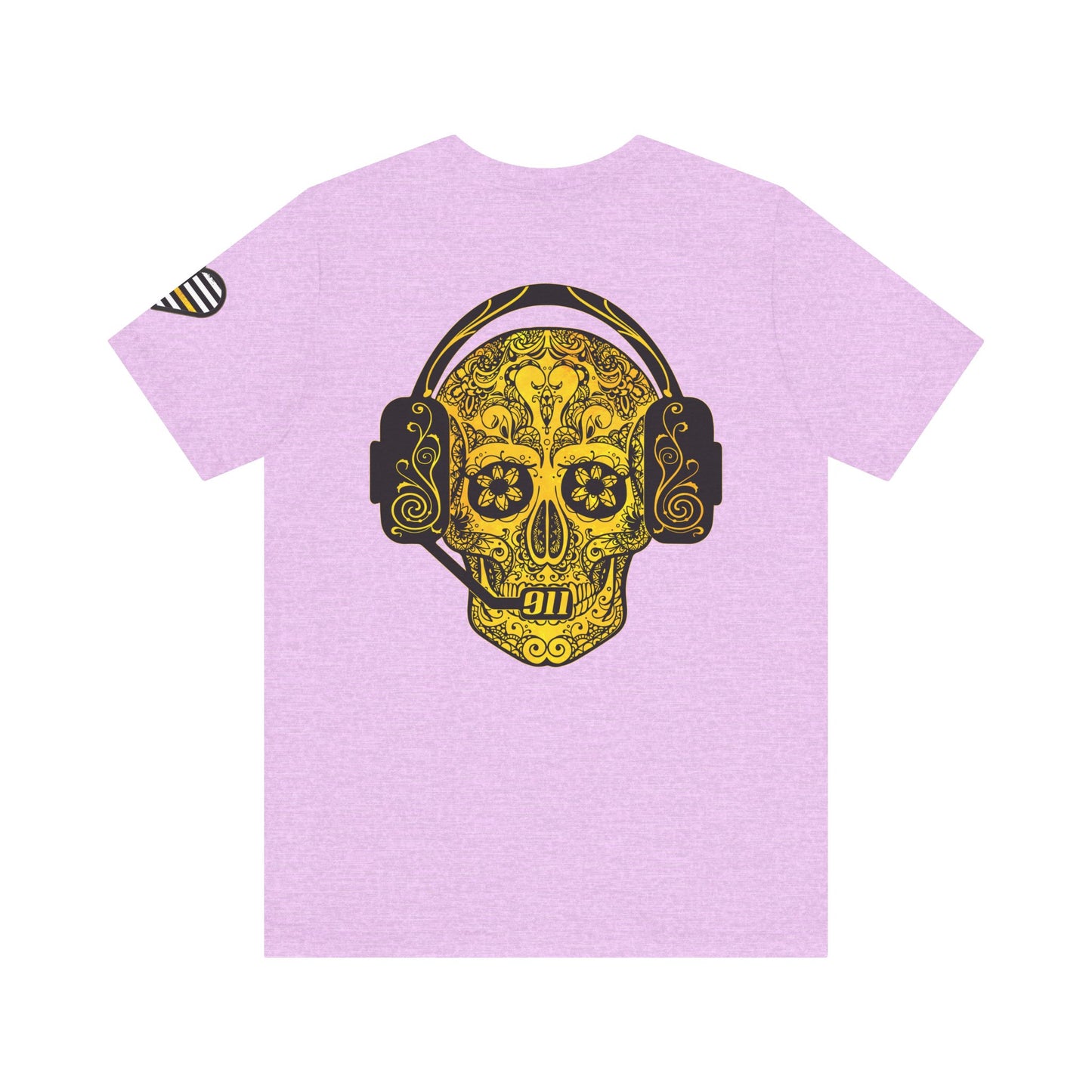 Shot Caller Sugarskull Tee, Dispatcher T-Shirt, 911 Operator Shirt, Unisex Jersey Tee, Short Sleeve Top